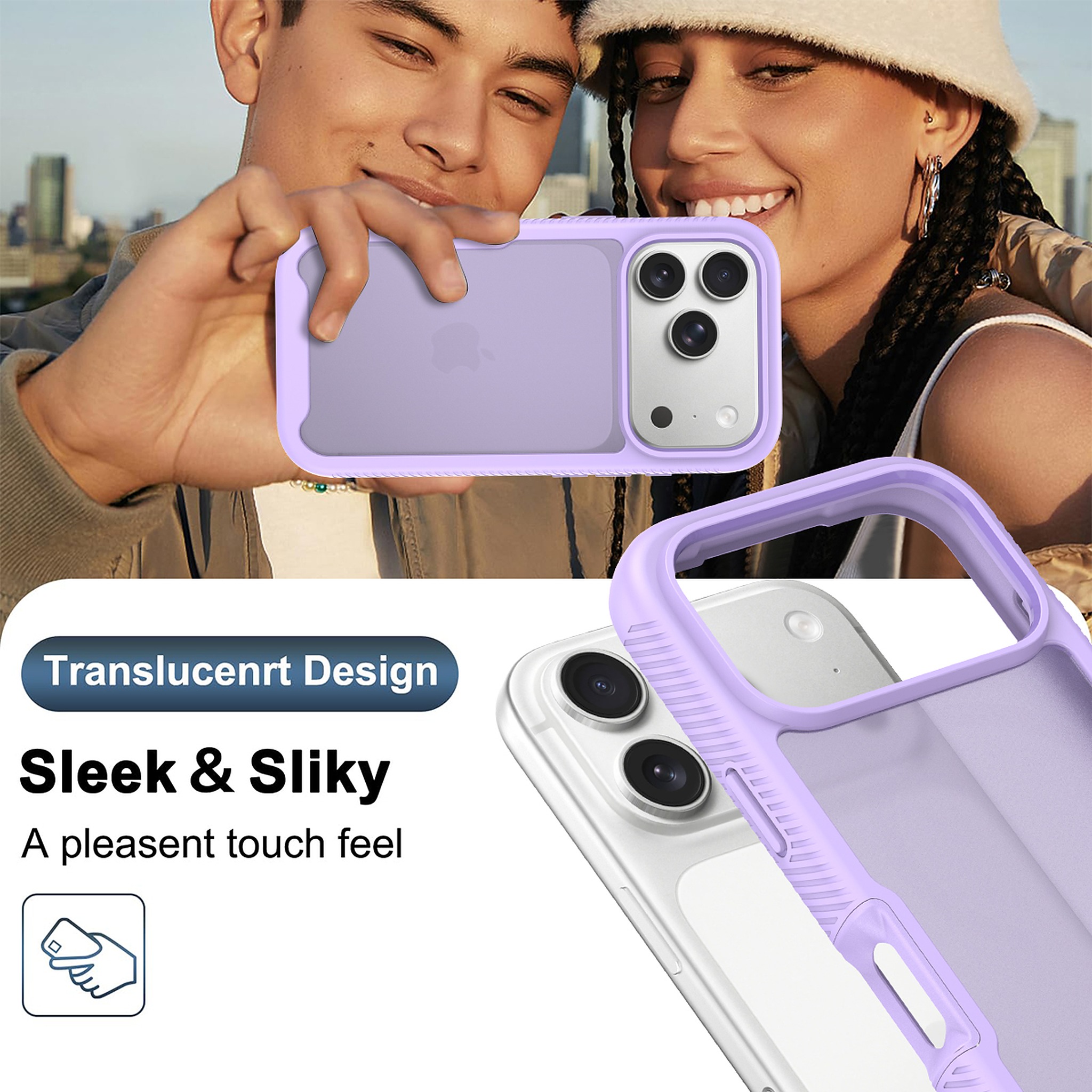 SendaFit Matte Starry Rugged Case for iPhone 17 Pro & 18 Pro detail 11
