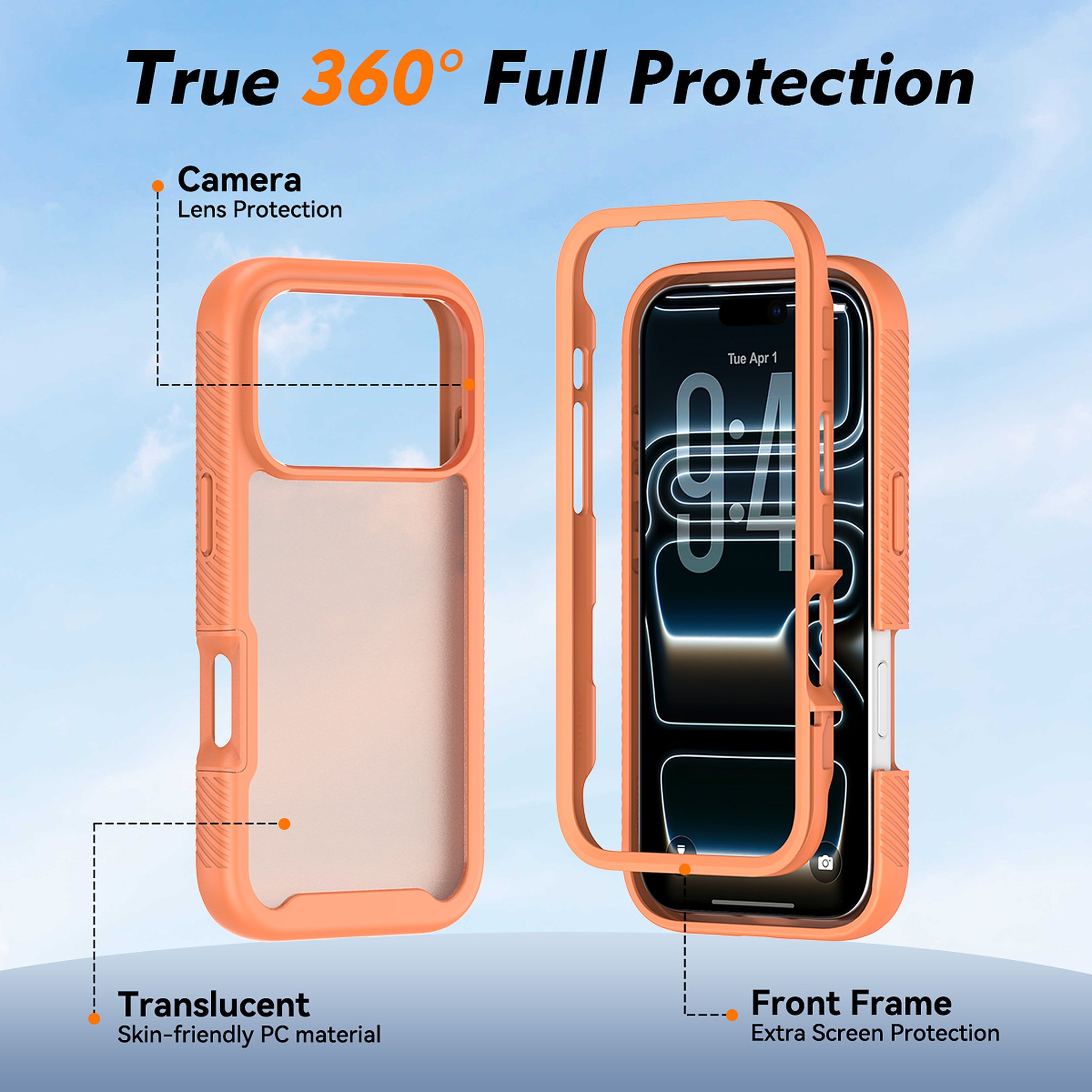 SendaFit Matte Starry Rugged Case for iPhone 17 Pro & 18 Pro detail 14