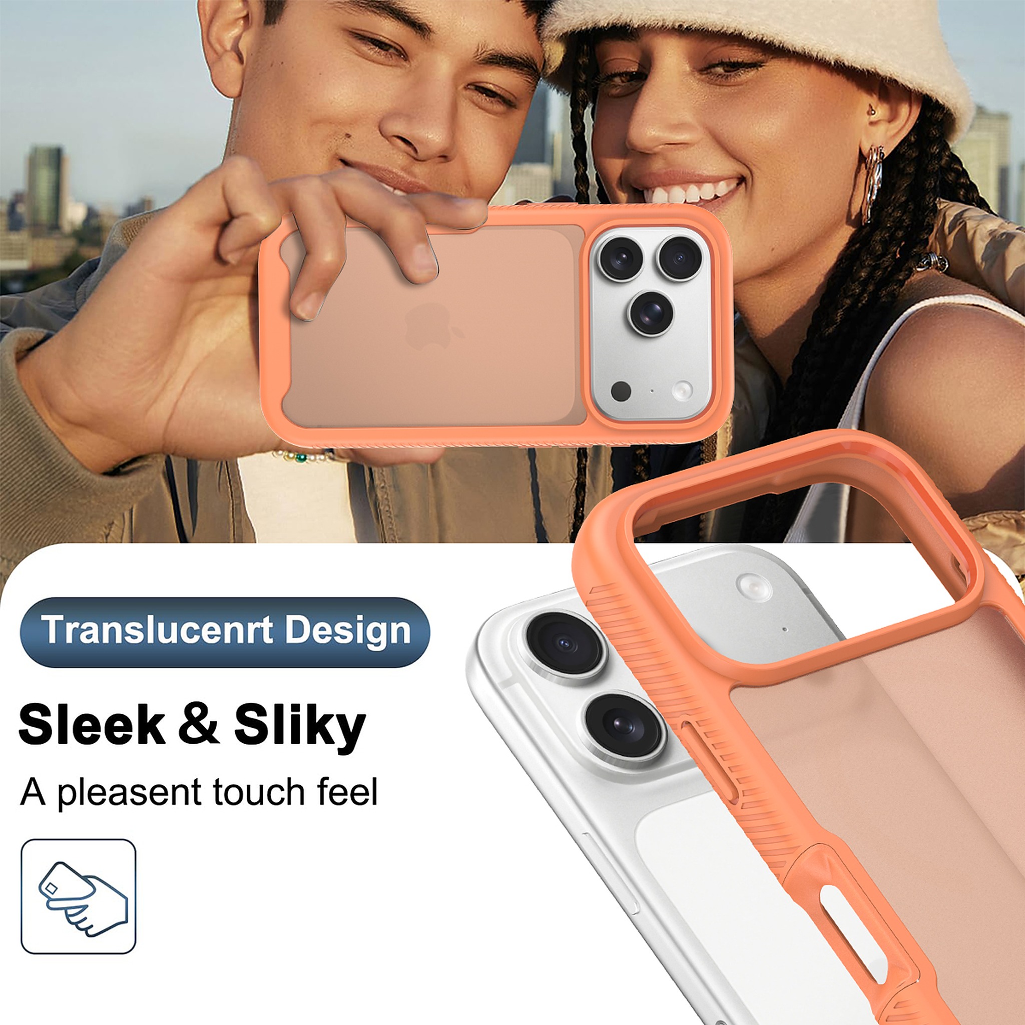 SendaFit Matte Starry Rugged Case for iPhone 17 Pro & 18 Pro detail 15