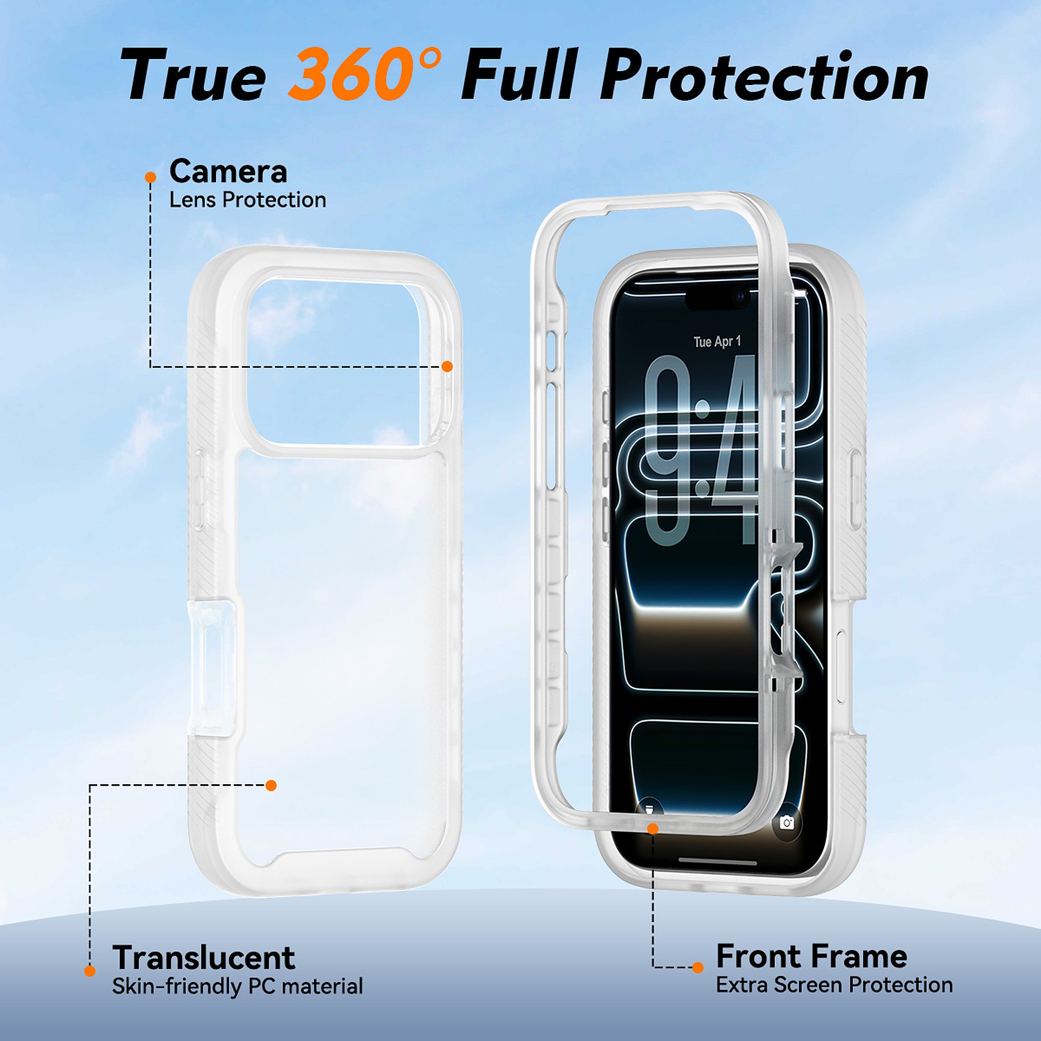 SendaFit Matte Starry Rugged Case for iPhone 17 Pro & 18 Pro detail 19