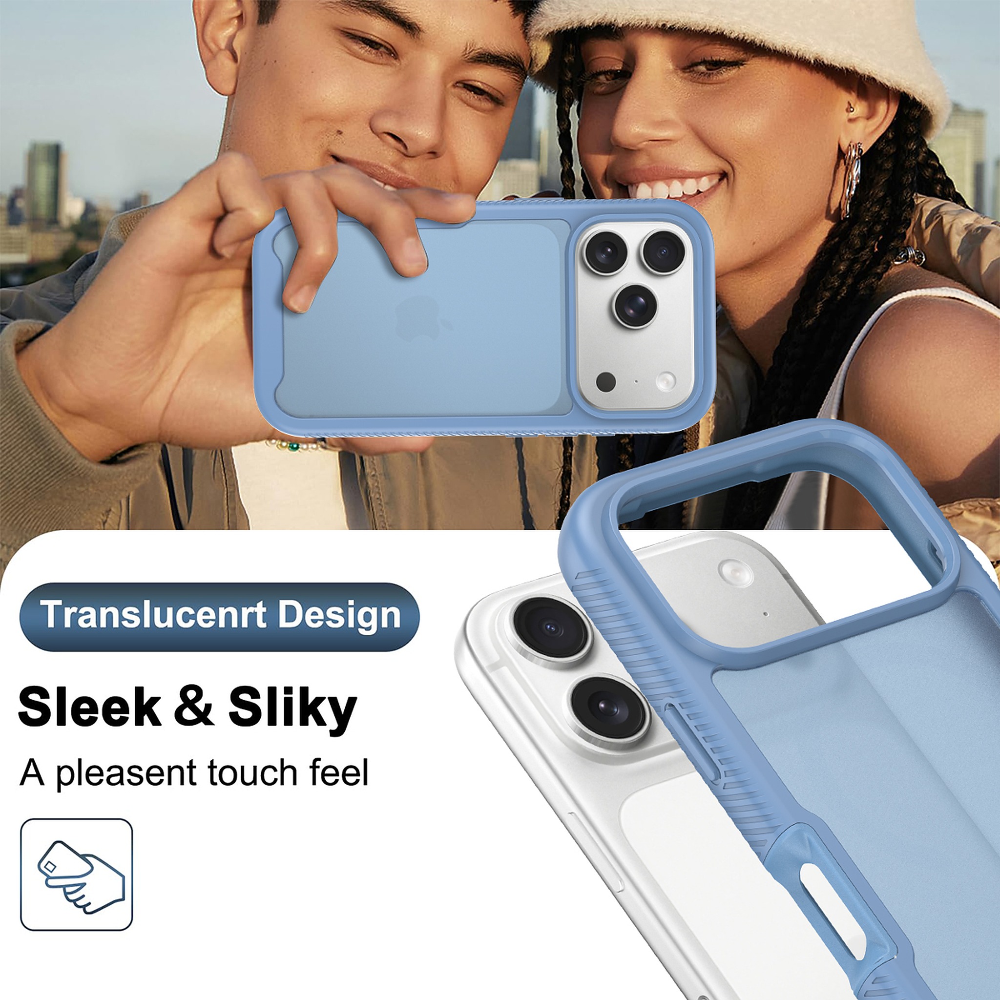 SendaFit Matte Starry Rugged Case for iPhone 17 Pro & 18 Pro detail 25