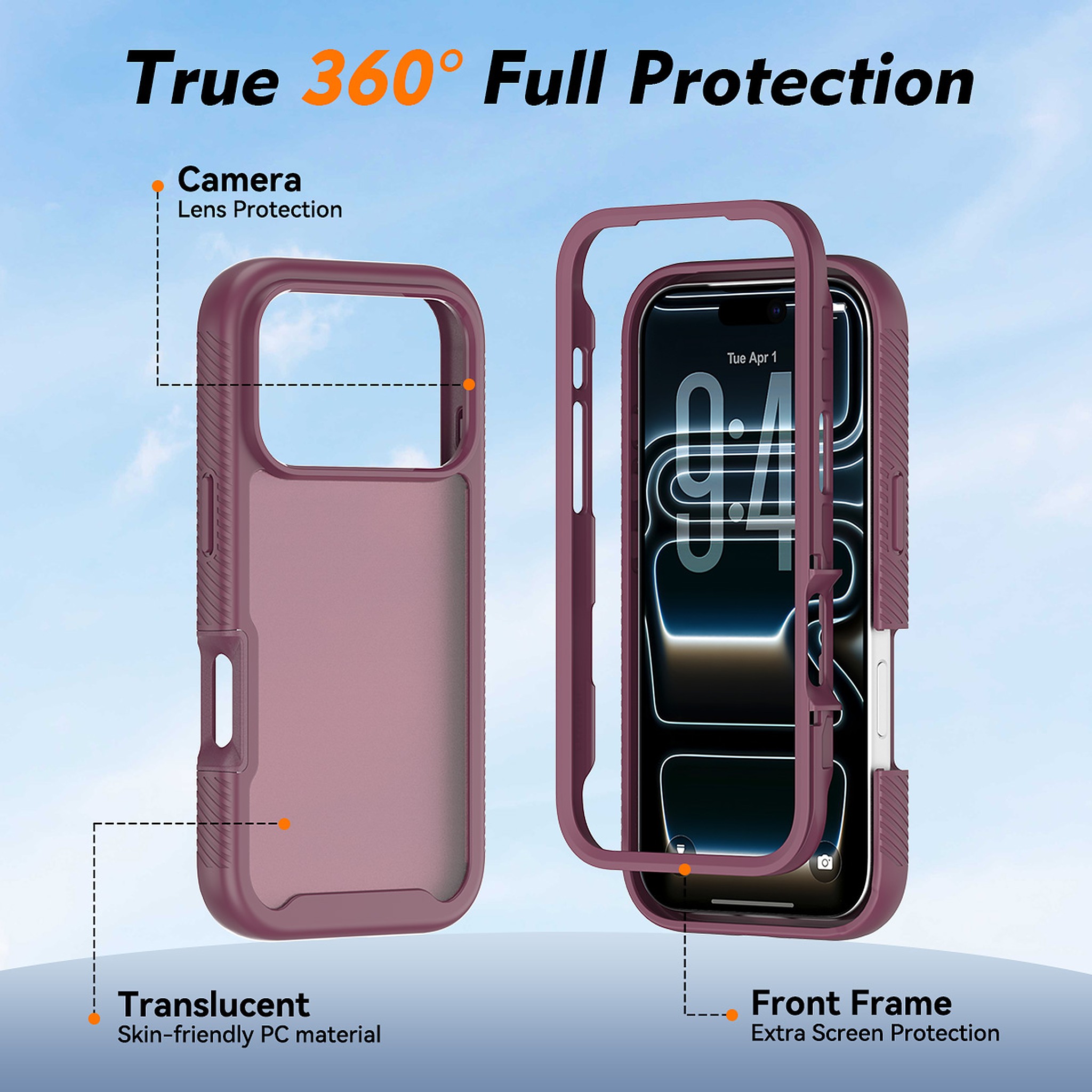 SendaFit Matte Starry Rugged Case for iPhone 17 Pro & 18 Pro detail 28