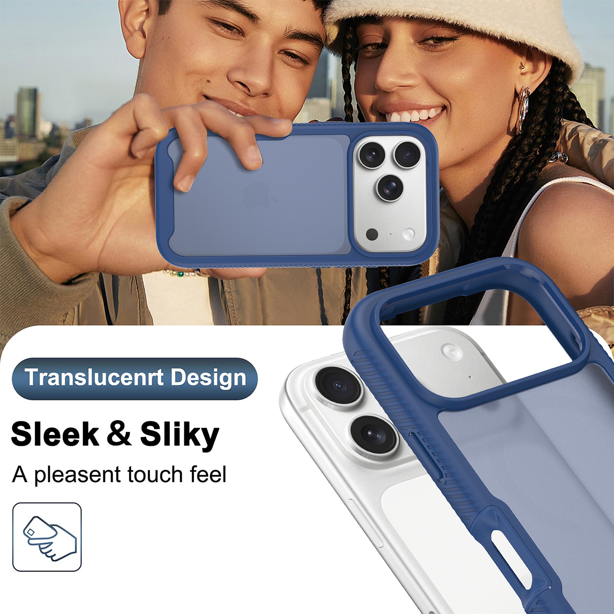SendaFit Matte Starry Rugged Case for iPhone 17 Pro & 18 Pro detail 3