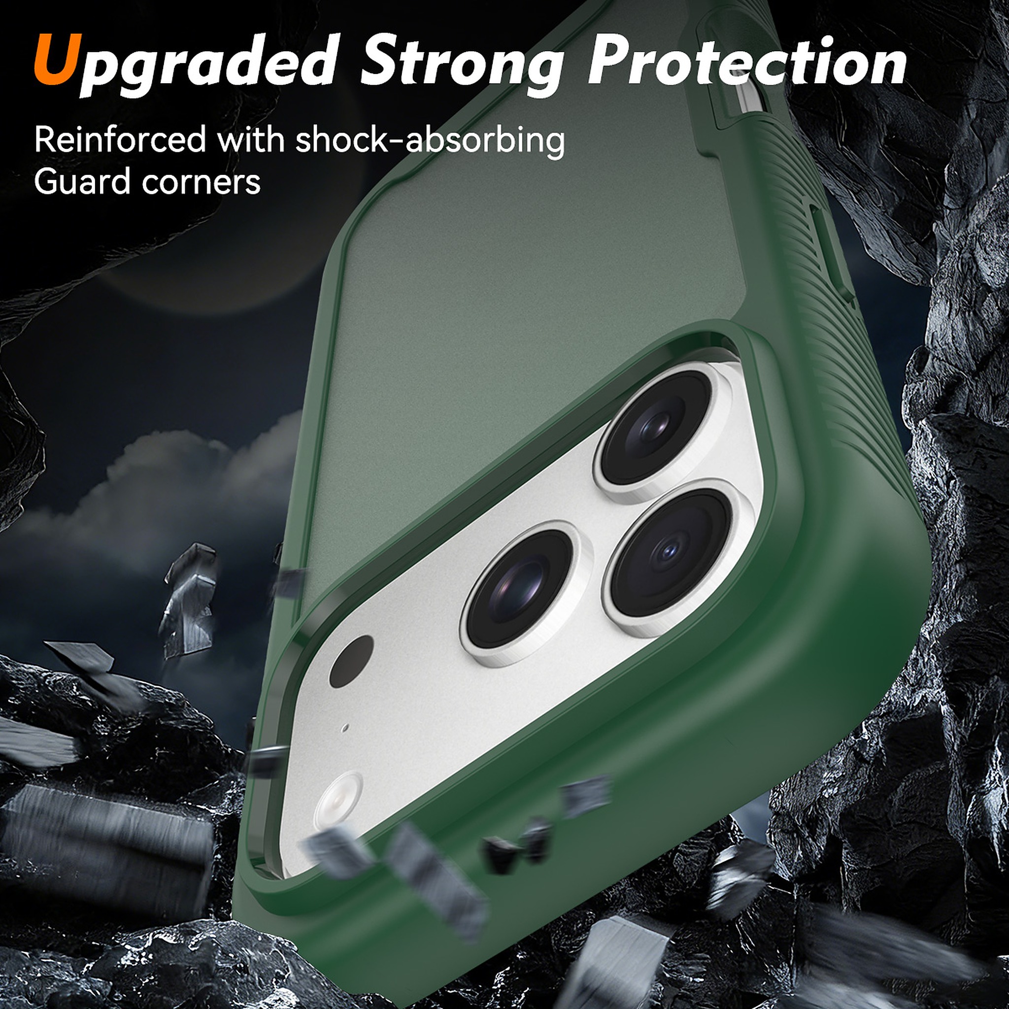 SendaFit Matte Starry Rugged Case for iPhone 17 Pro & 18 Pro detail 5
