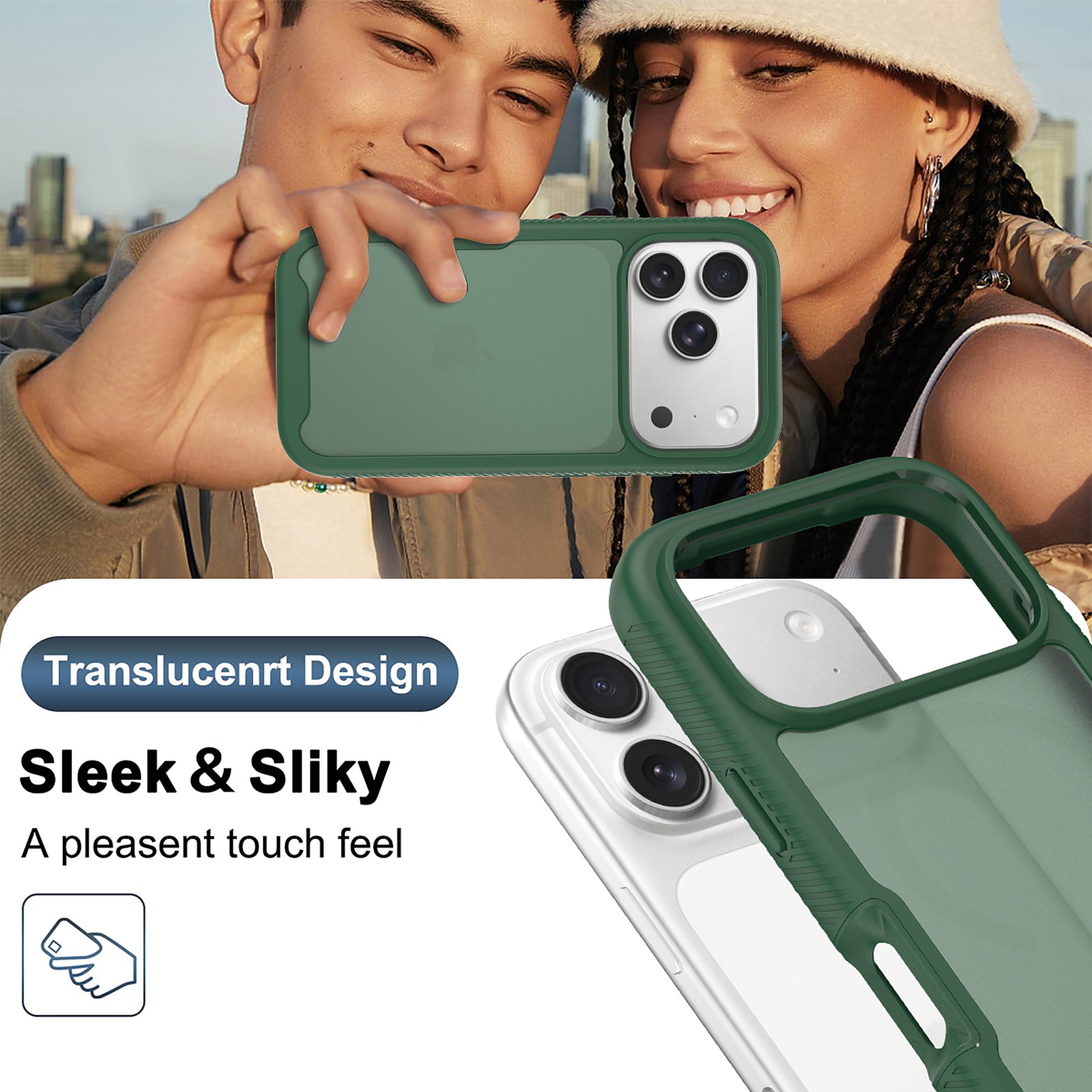 SendaFit Matte Starry Rugged Case for iPhone 17 Pro & 18 Pro detail 7