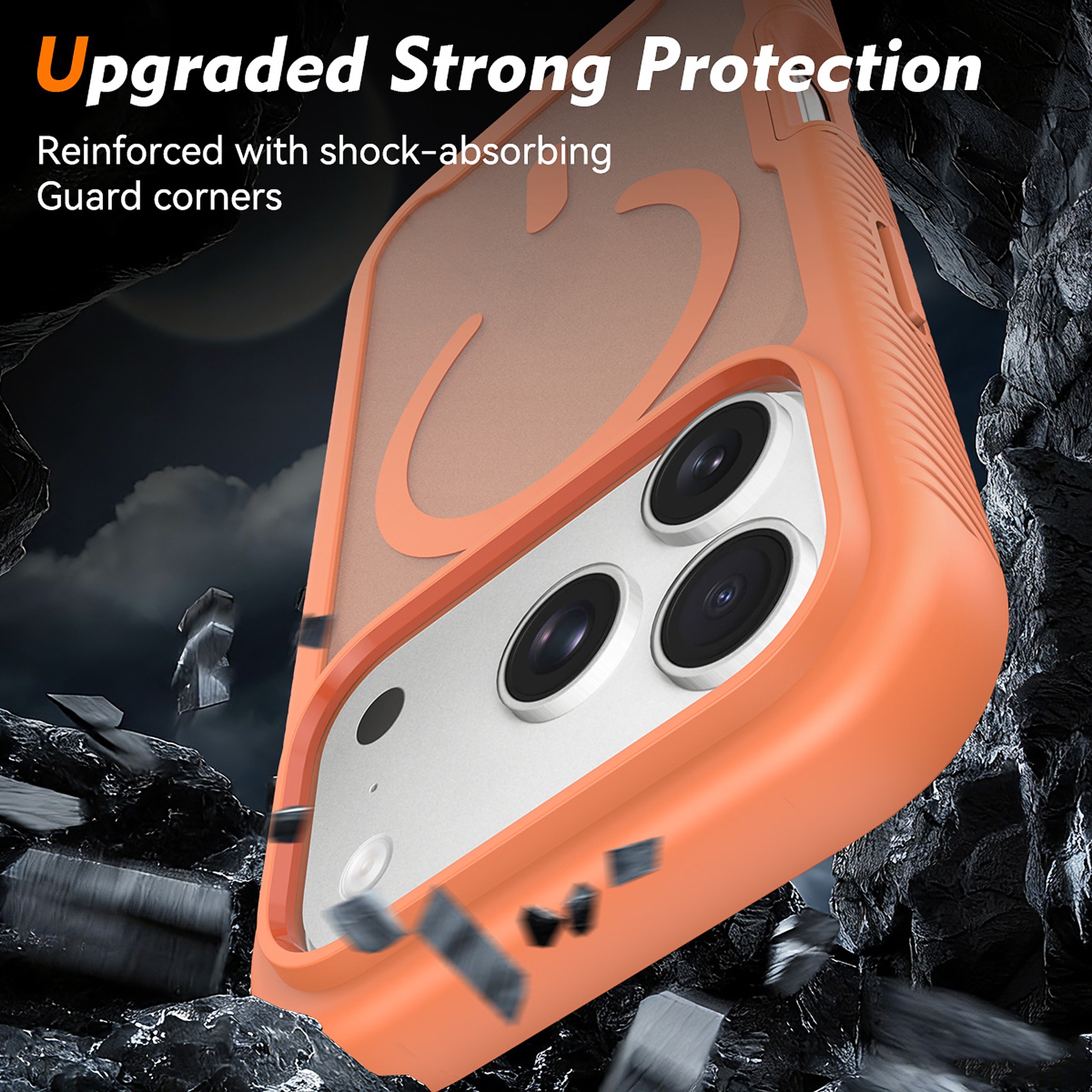 SendaFit Matte Starry Rugged MagSafe Case for iPhone 17 Pro & 18 Pro (with Screen Protector) detail 14