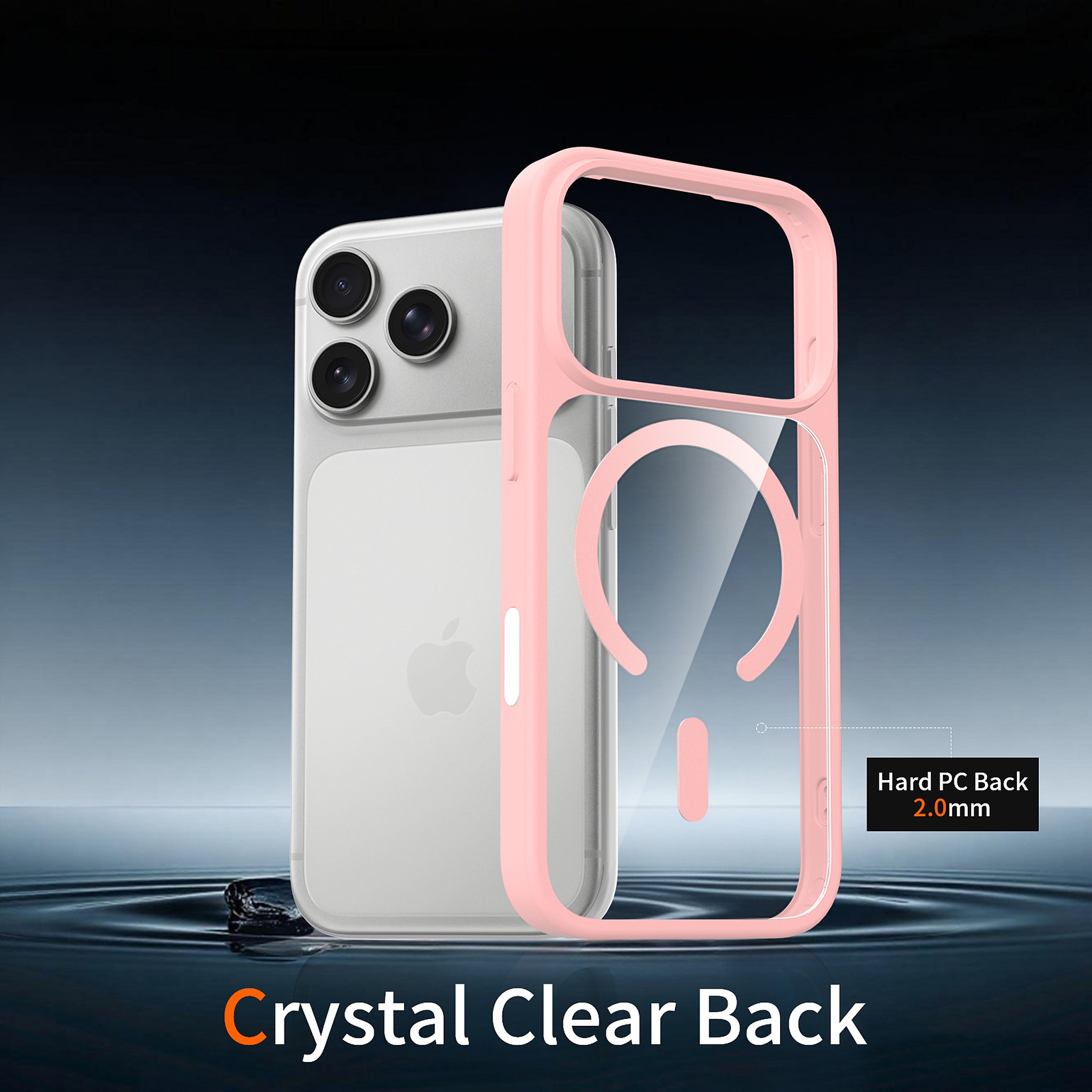 SendaFit Clear Two-in-One Touch Camera-Button MagSafe Case for iPhone 17 Pro & 18 Pro detail 14
