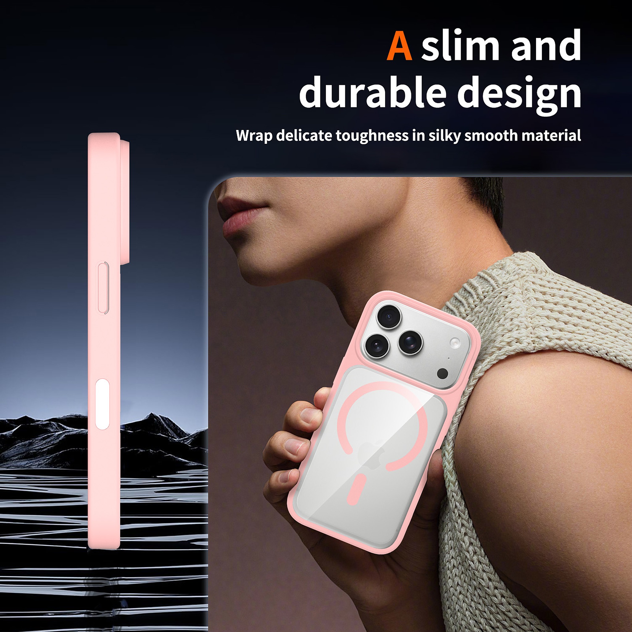 SendaFit Clear Two-in-One Touch Camera-Button MagSafe Case for iPhone 17 Pro & 18 Pro detail 18