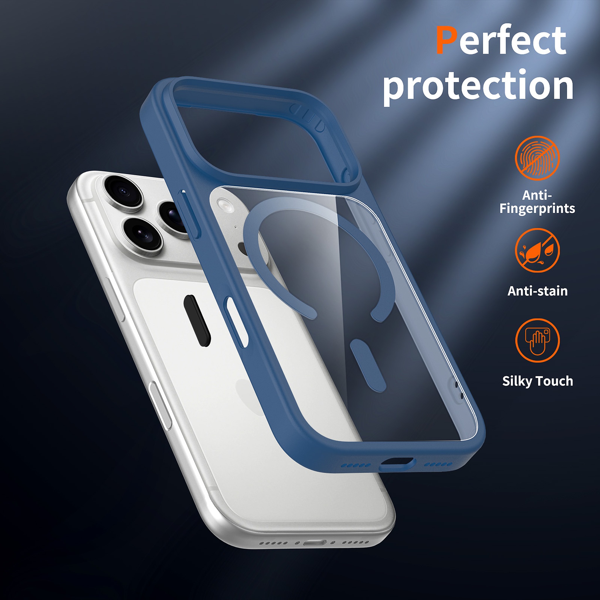 SendaFit Clear Two-in-One Touch Camera-Button MagSafe Case for iPhone 17 Pro & 18 Pro detail 30