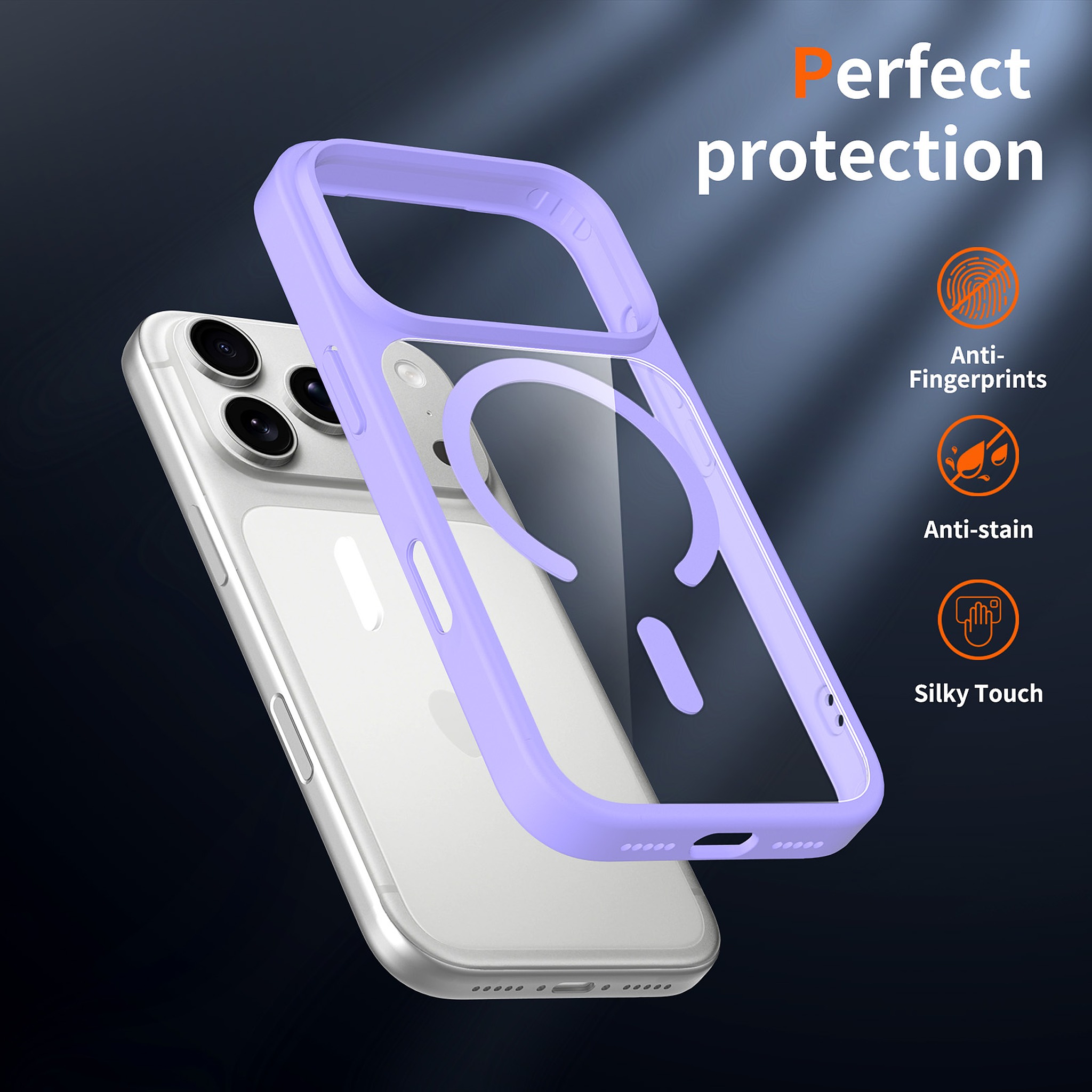 SendaFit Clear Two-in-One Touch Camera-Button MagSafe Case for iPhone 17 Pro & 18 Pro detail 37