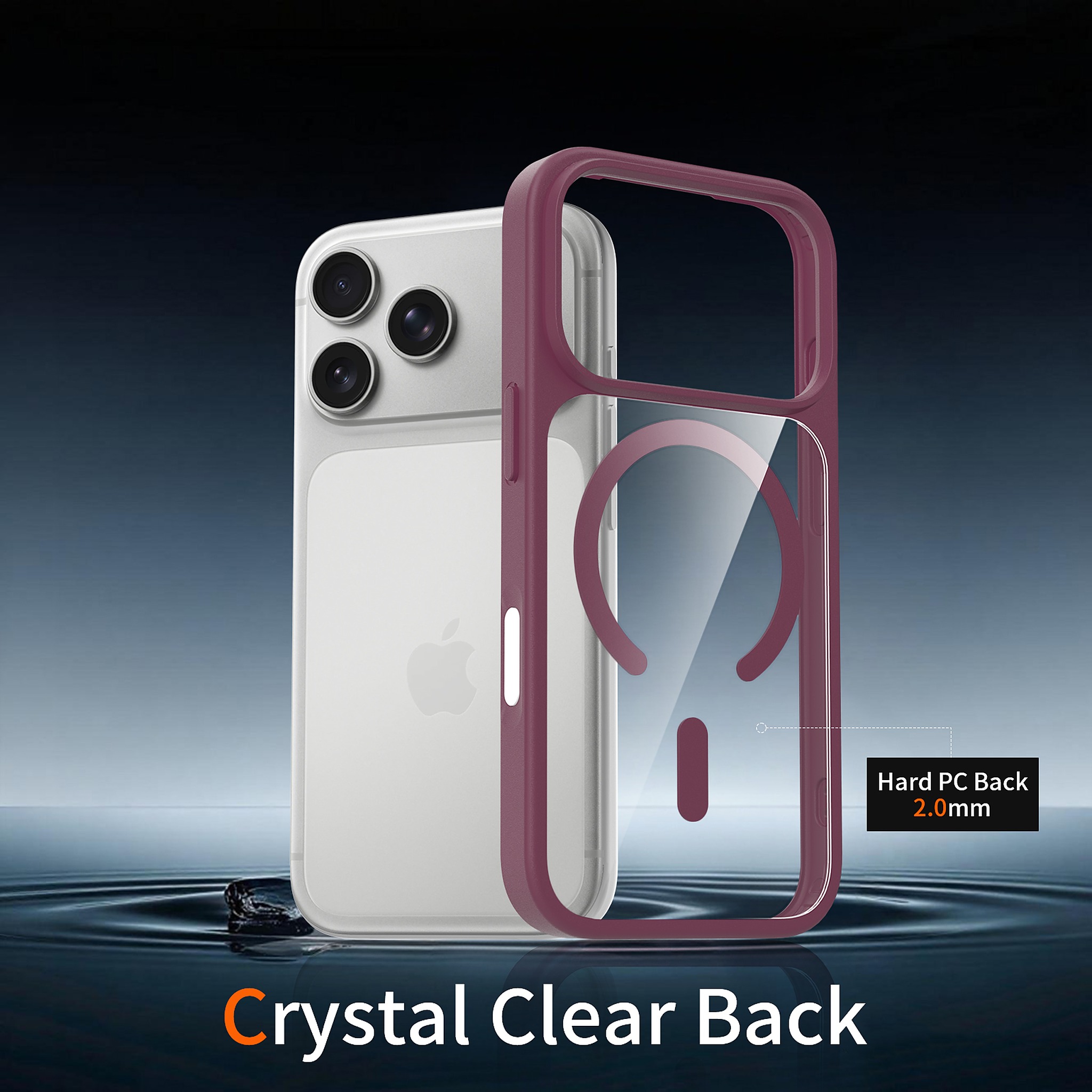 SendaFit Clear Two-in-One Touch Camera-Button MagSafe Case for iPhone 17 Pro & 18 Pro detail 49