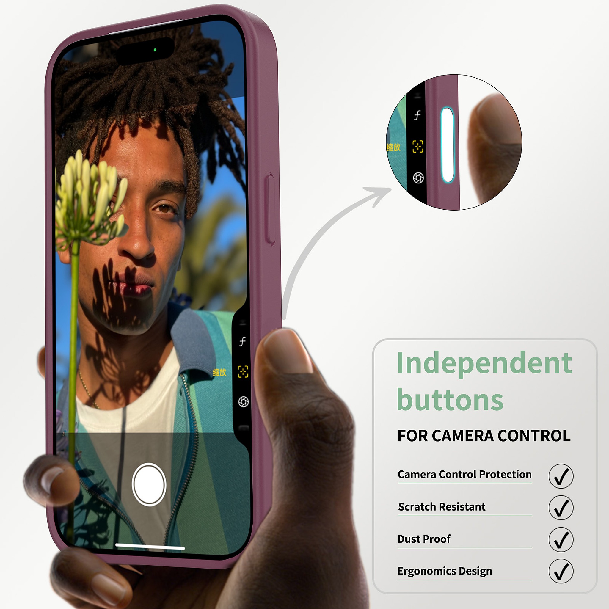 SendaFit Clear Two-in-One Touch Camera-Button MagSafe Case for iPhone 17 Pro & 18 Pro detail 50