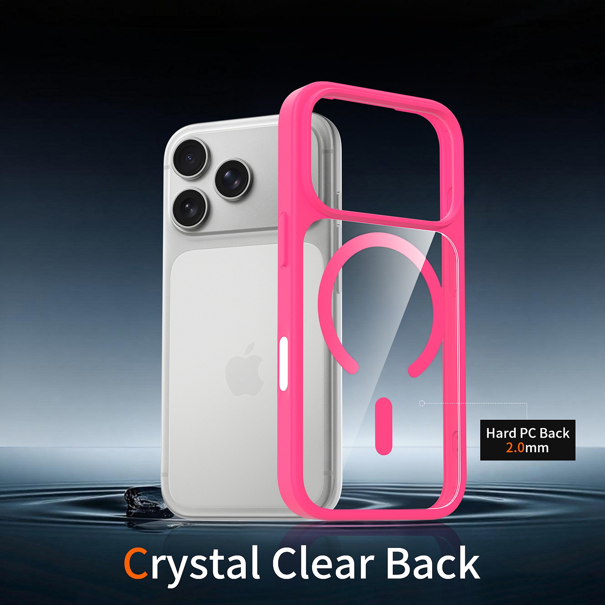 SendaFit Clear Two-in-One Touch Camera-Button MagSafe Case for iPhone 17 Pro & 18 Pro detail 8