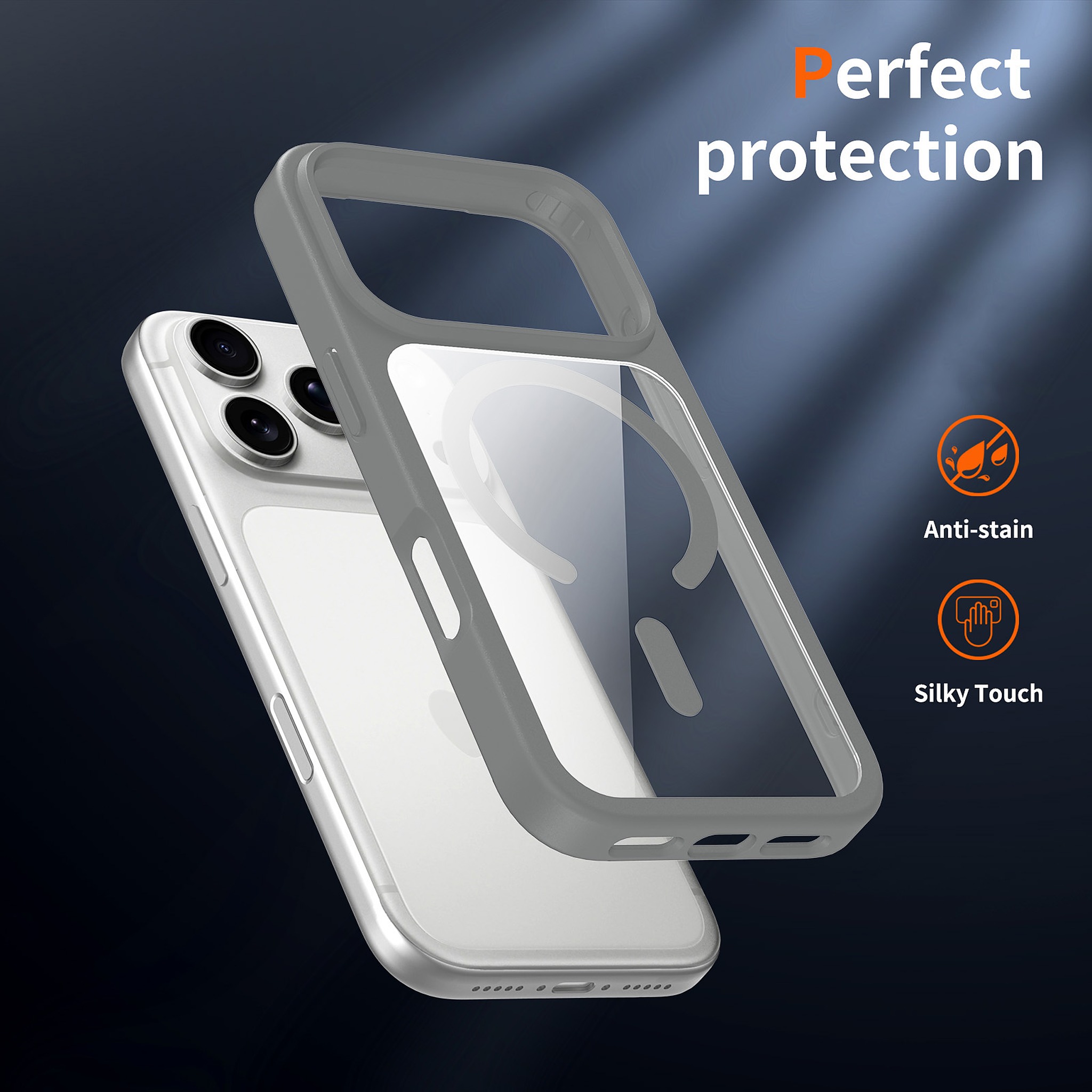 SendaFit Clear Two-in-One MagSafe Case for iPhone 17 Pro & 18 Pro detail 10