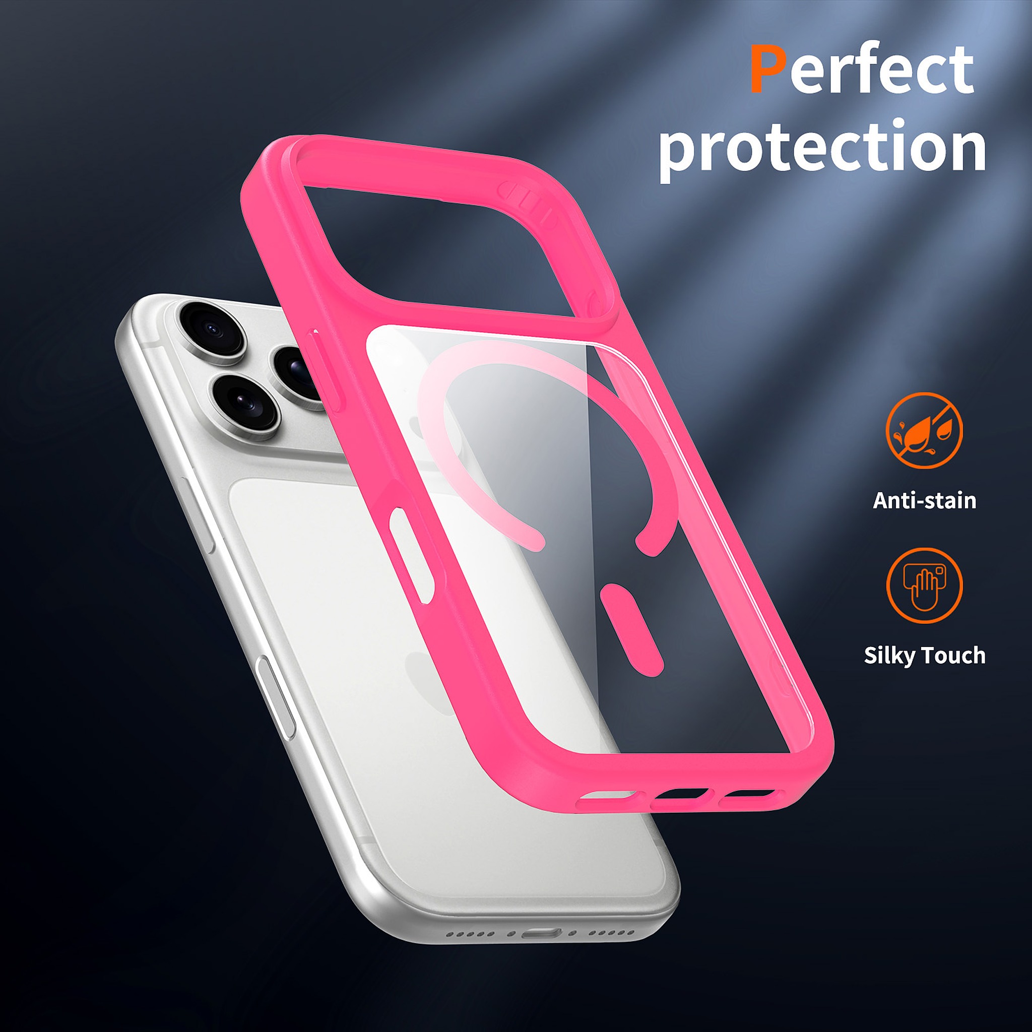 SendaFit Clear Two-in-One MagSafe Case for iPhone 17 Pro & 18 Pro detail 12