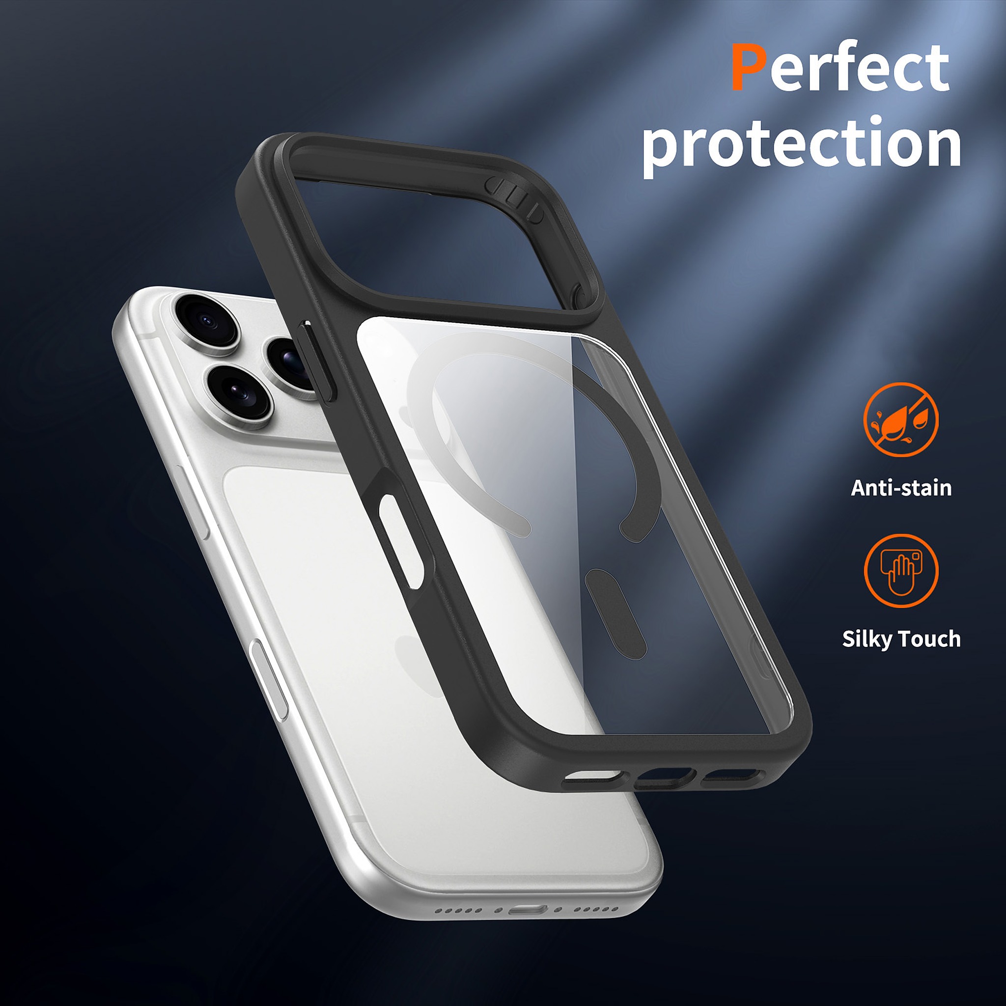SendaFit Clear Two-in-One MagSafe Case for iPhone 17 Pro & 18 Pro detail 13