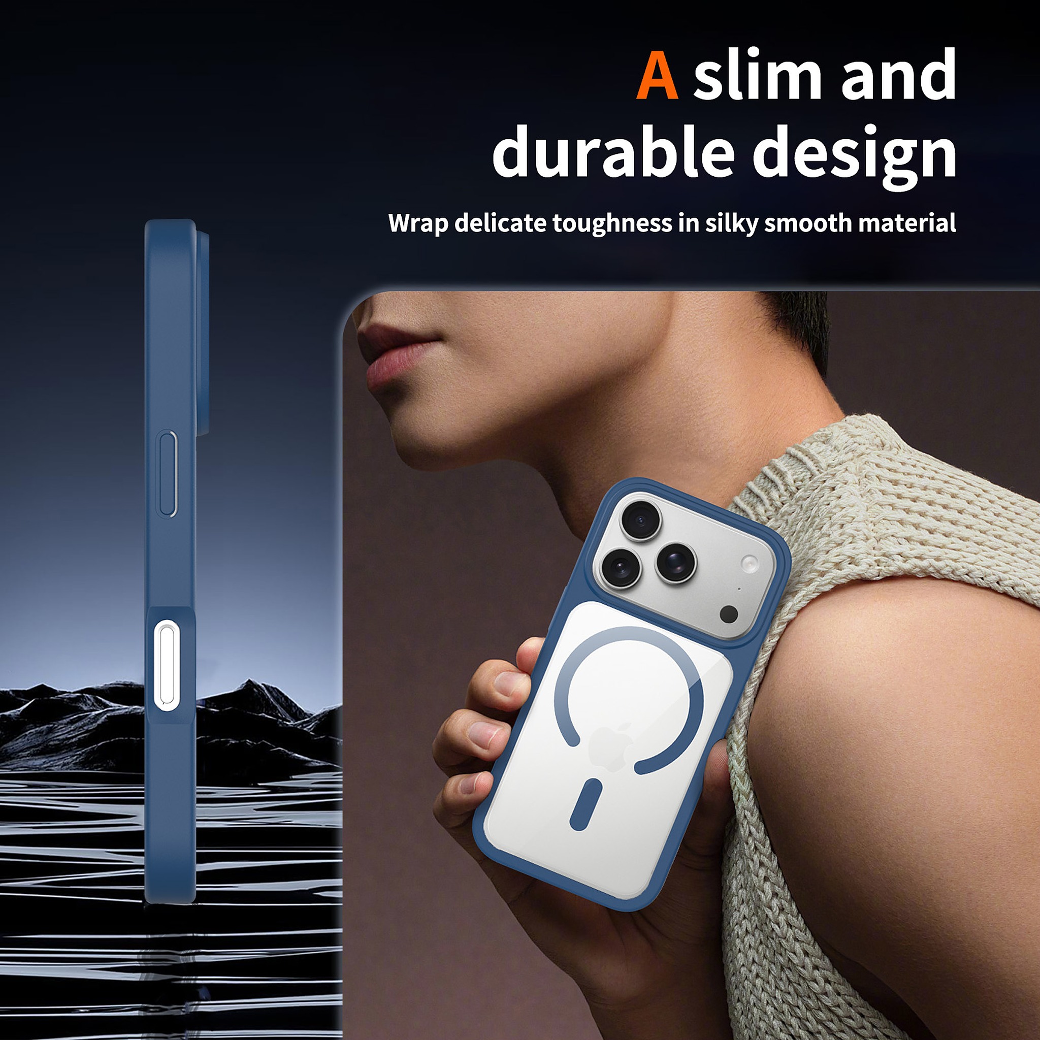 SendaFit Clear Two-in-One MagSafe Case for iPhone 17 Pro & 18 Pro detail 17