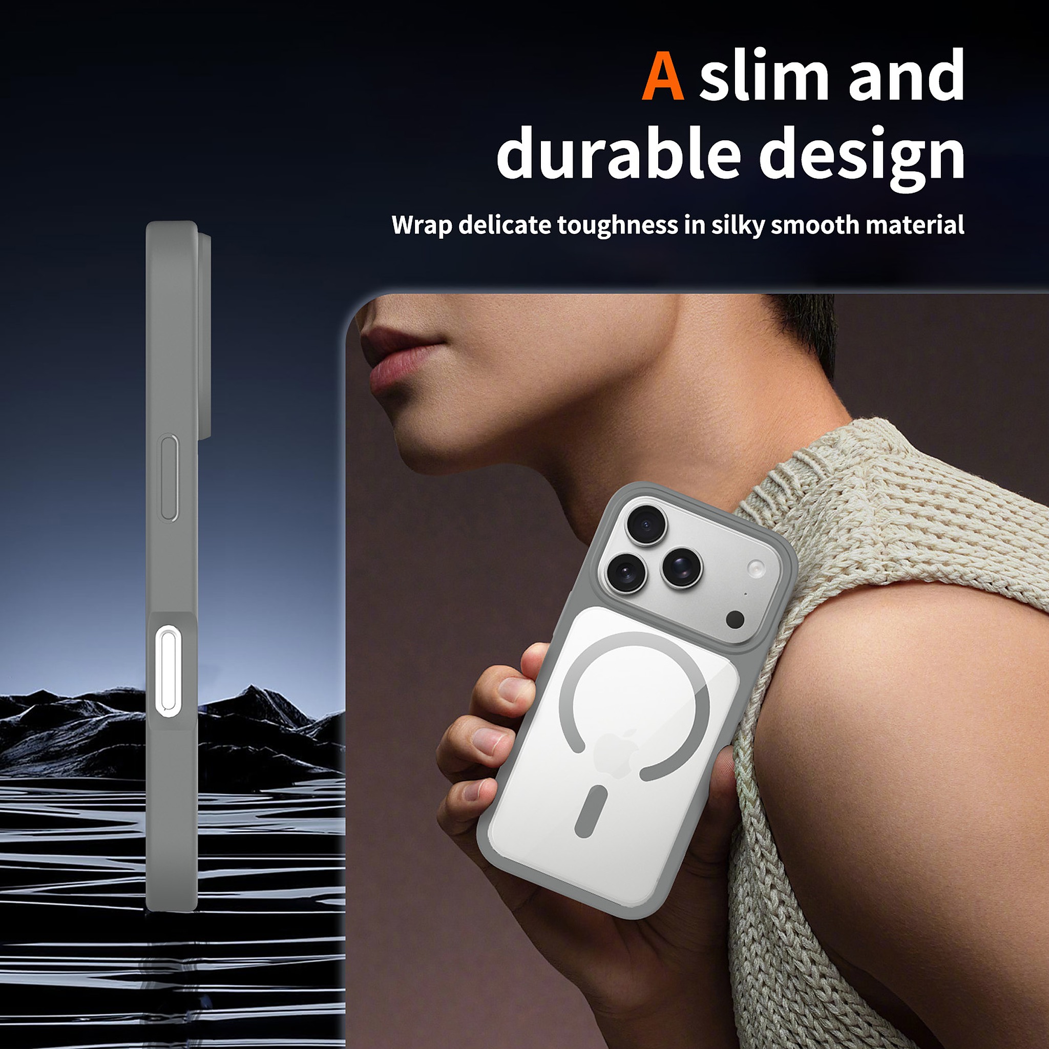 SendaFit Clear Two-in-One MagSafe Case for iPhone 17 Pro & 18 Pro detail 21