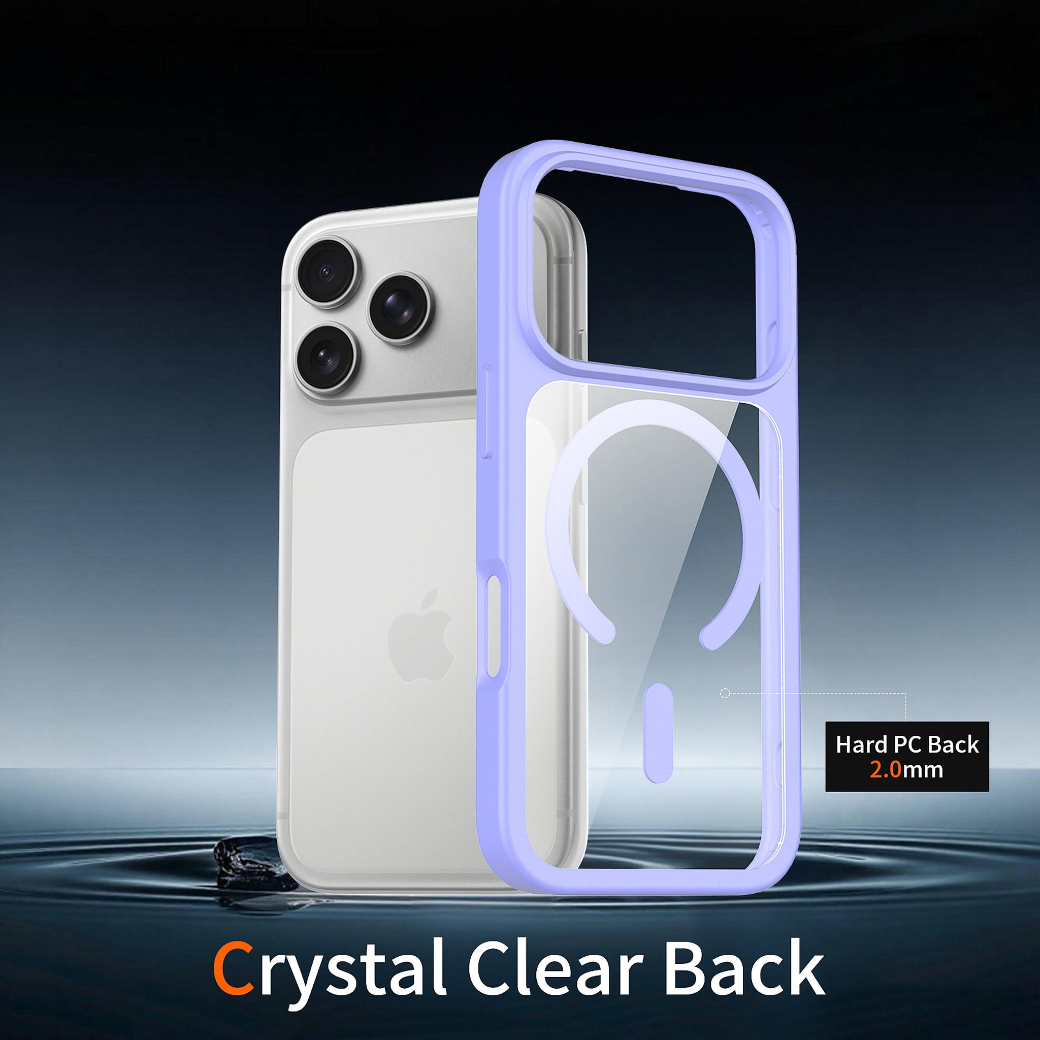 SendaFit Clear Two-in-One MagSafe Case for iPhone 17 Pro & 18 Pro detail 5