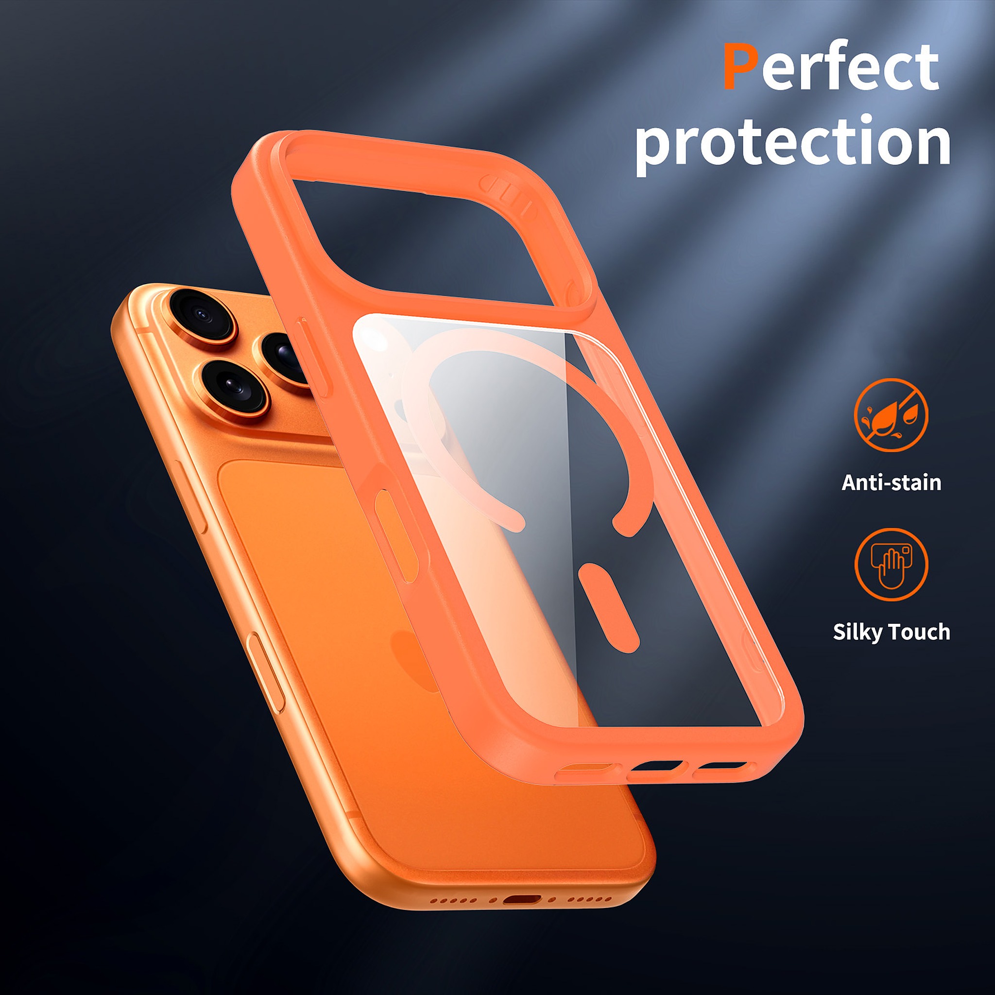 SendaFit Clear Two-in-One MagSafe Case for iPhone 17 Pro & 18 Pro detail 6