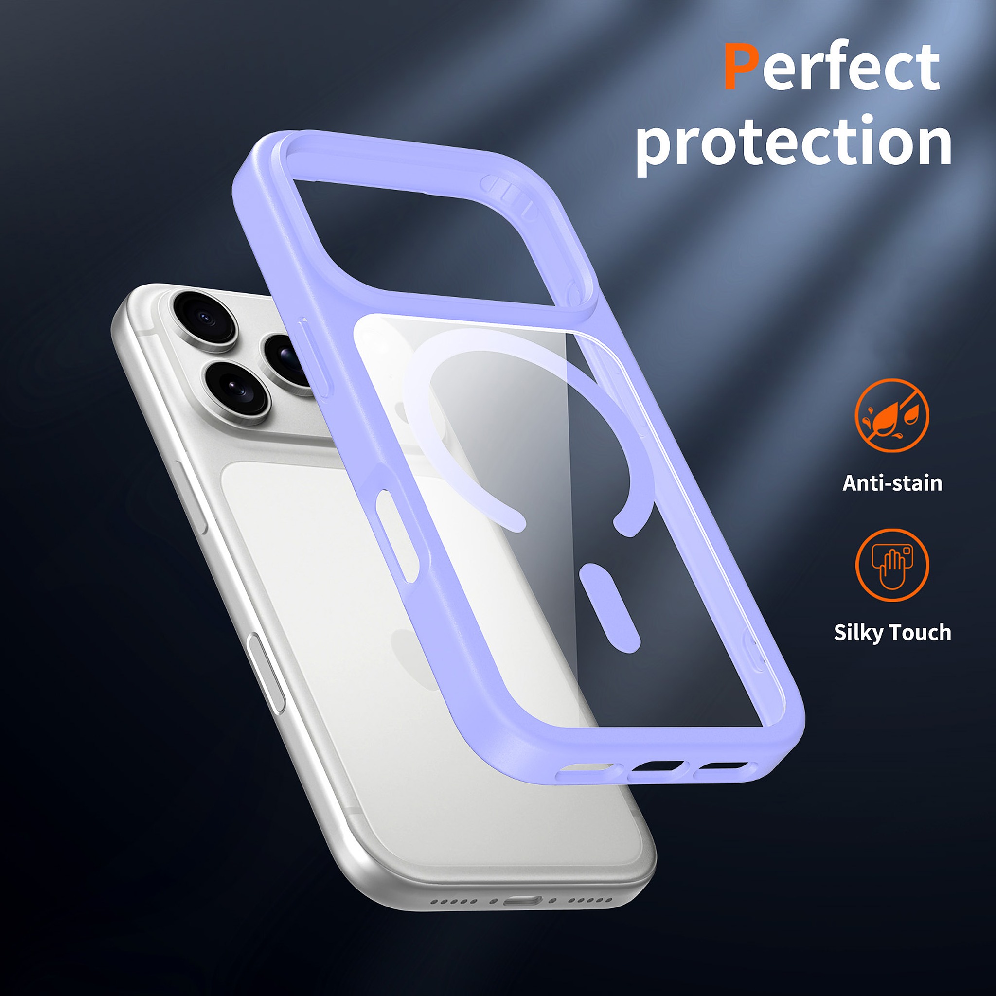 SendaFit Clear Two-in-One MagSafe Case for iPhone 17 Pro & 18 Pro detail 8