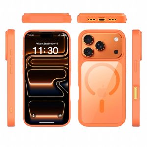 SendaFit Clear Two-in-One MagSafe Case for iPhone 18 Pro (Fits iPhone 17 Pro)