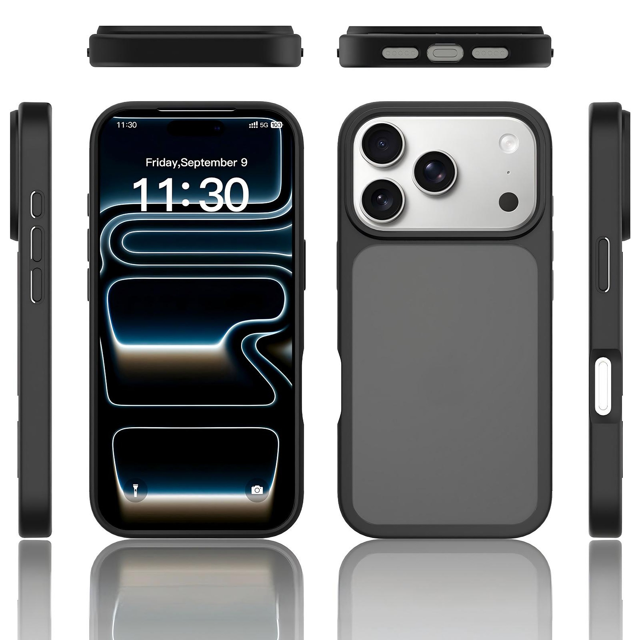 SendaFit Matte Skin-Feel Two-in-One Case for iPhone 18 Pro (Fits iPhone 17 Pro)