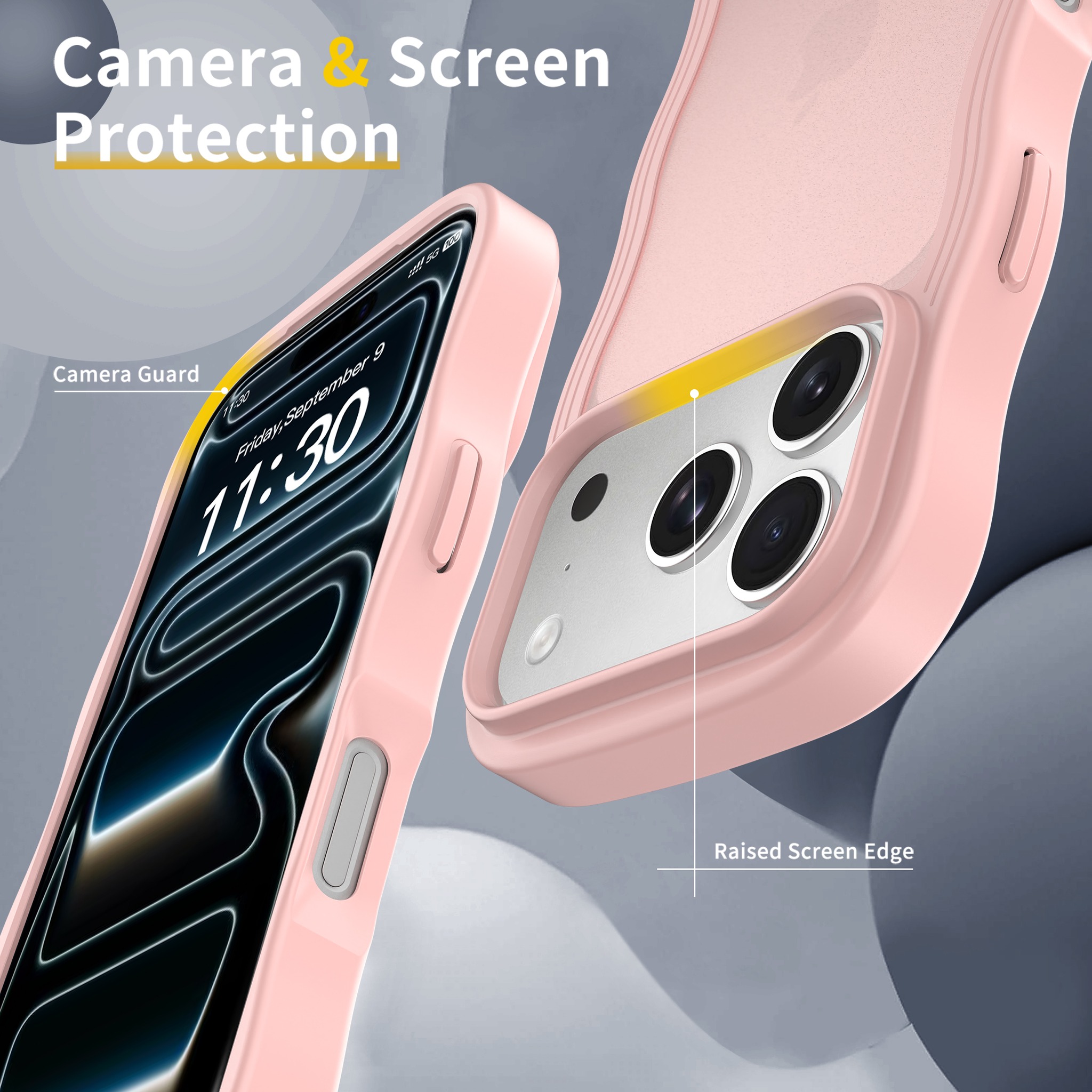 SendaFit Wavy Matte Two-in-One Case for iPhone 17 Pro & 18 Pro (041 Batch) detail 11