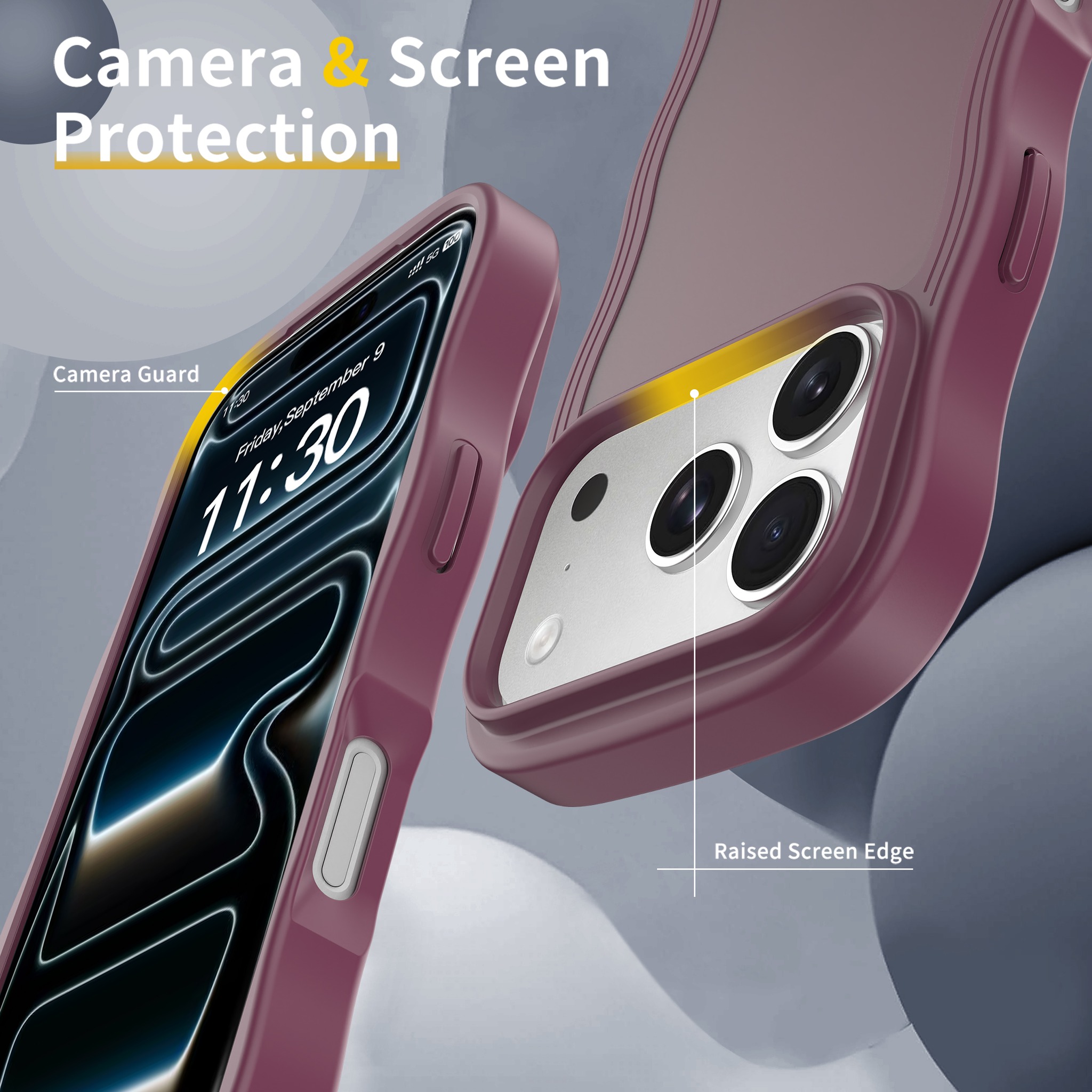 SendaFit Wavy Matte Two-in-One Case for iPhone 17 Pro & 18 Pro (041 Batch) detail 13