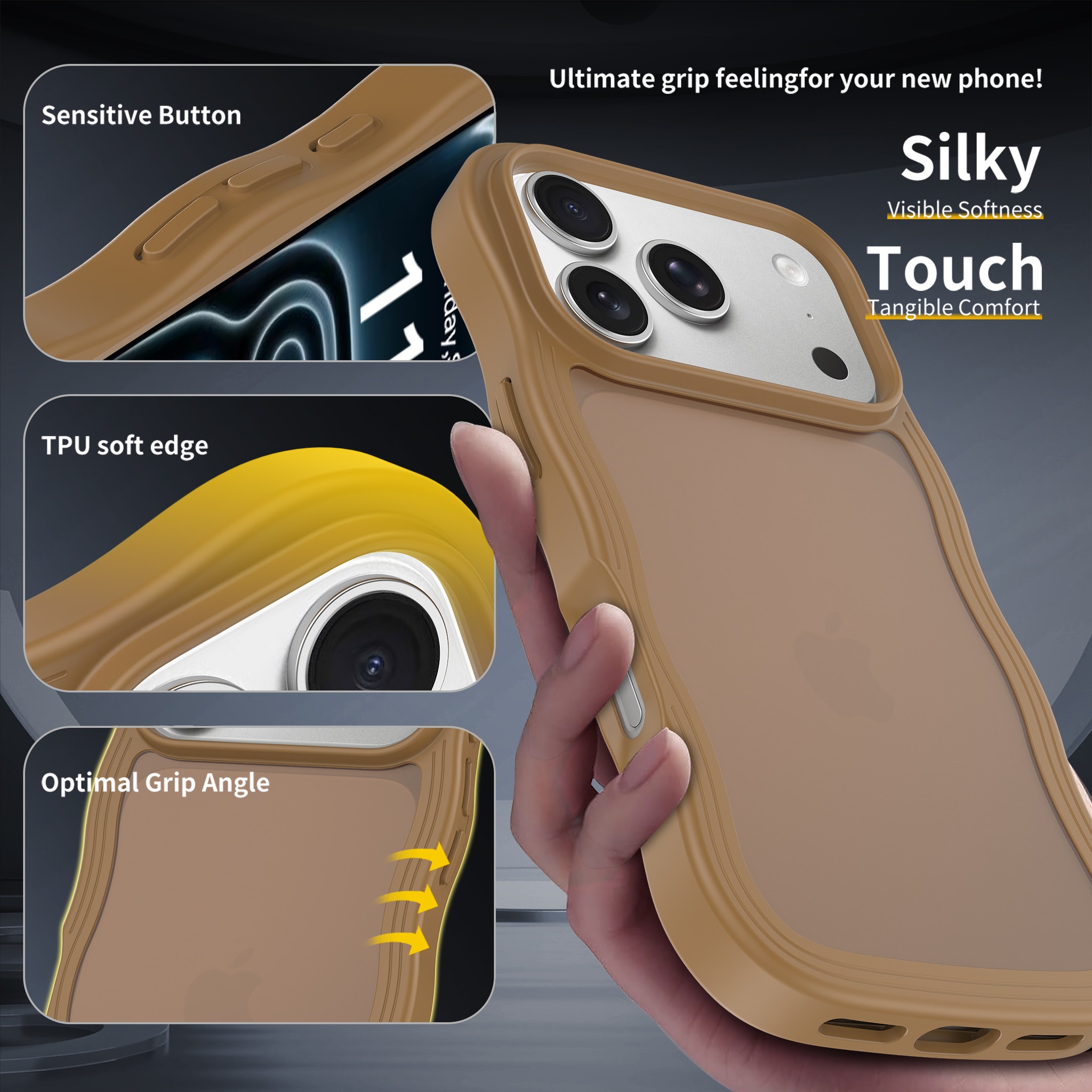 SendaFit Wavy Matte Two-in-One Case for iPhone 17 Pro & 18 Pro (041 Batch) detail 2