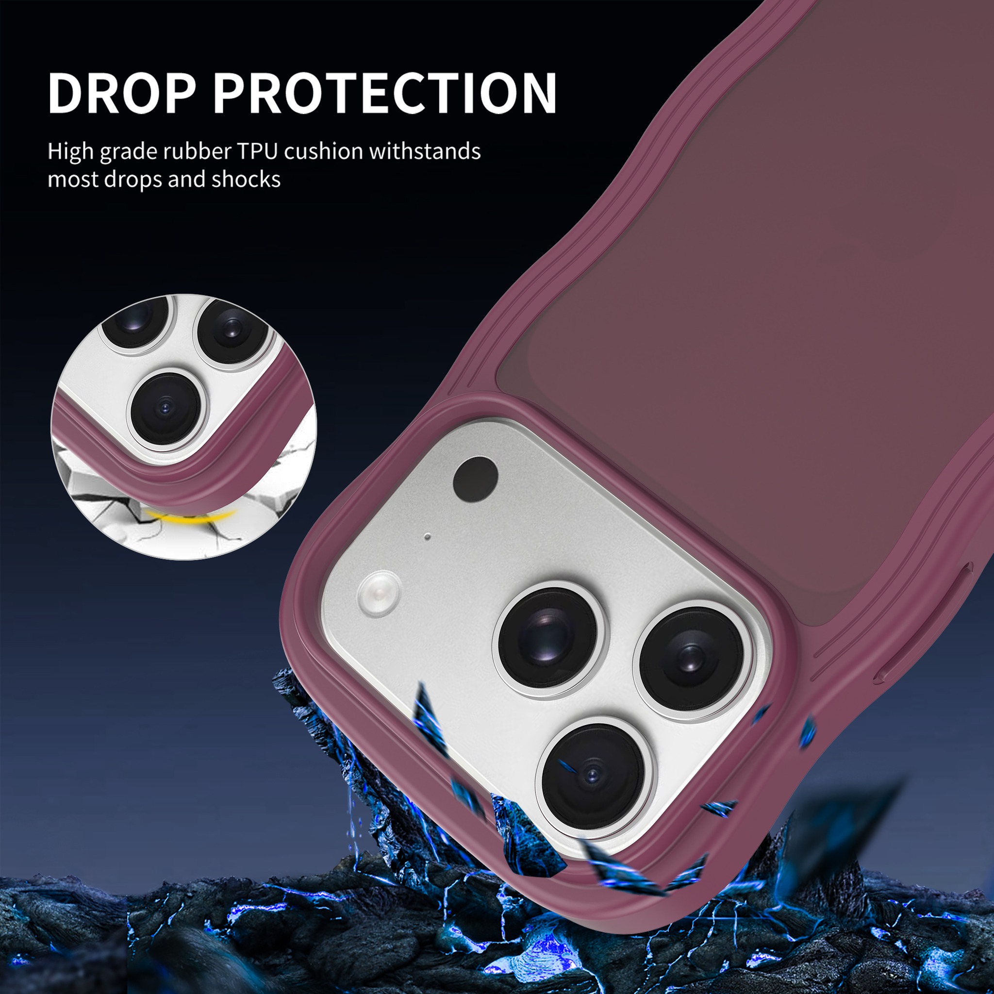 SendaFit Wavy Matte Two-in-One Case for iPhone 17 Pro & 18 Pro (041 Batch) detail 21