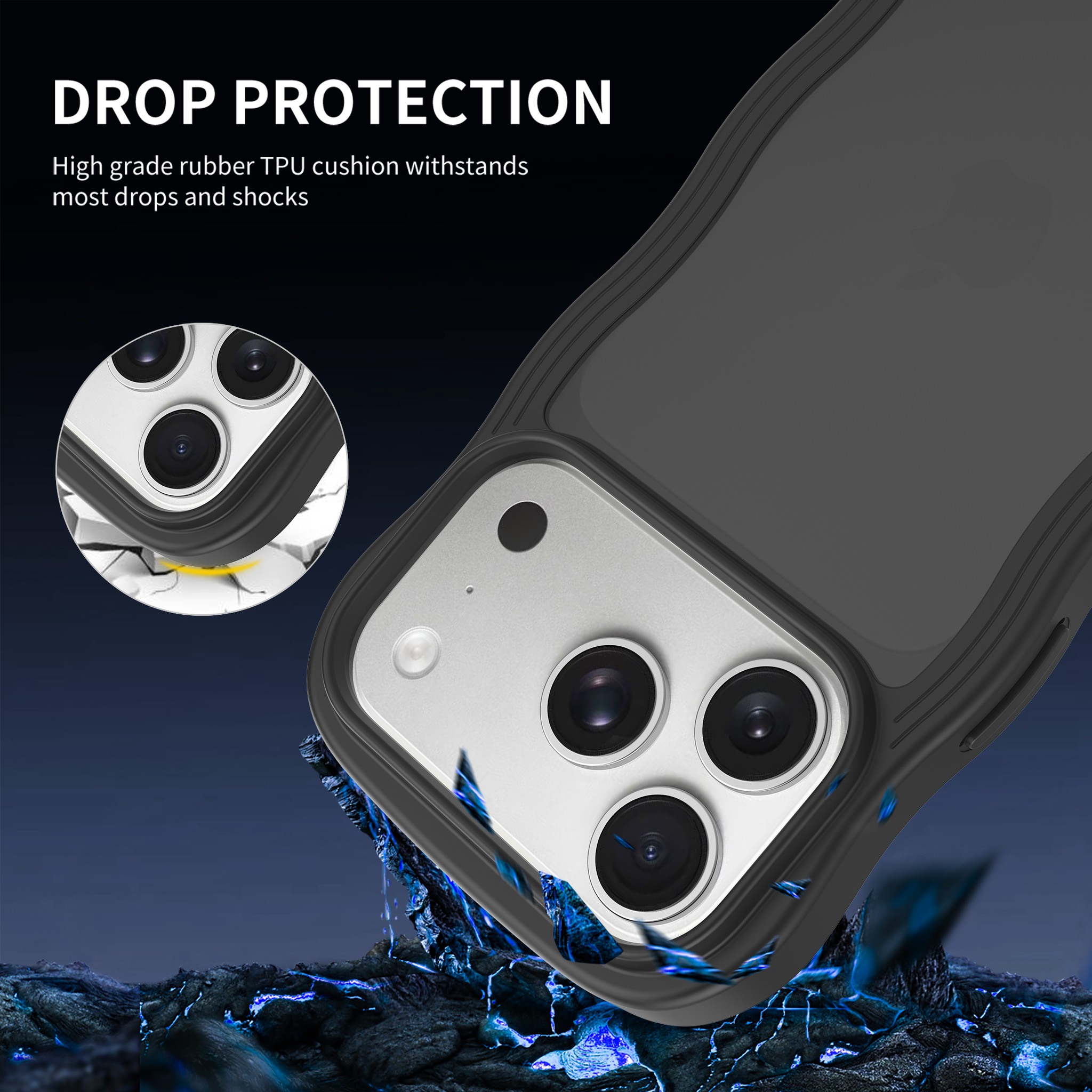 SendaFit Wavy Matte Two-in-One Case for iPhone 17 Pro & 18 Pro (041 Batch) detail 23