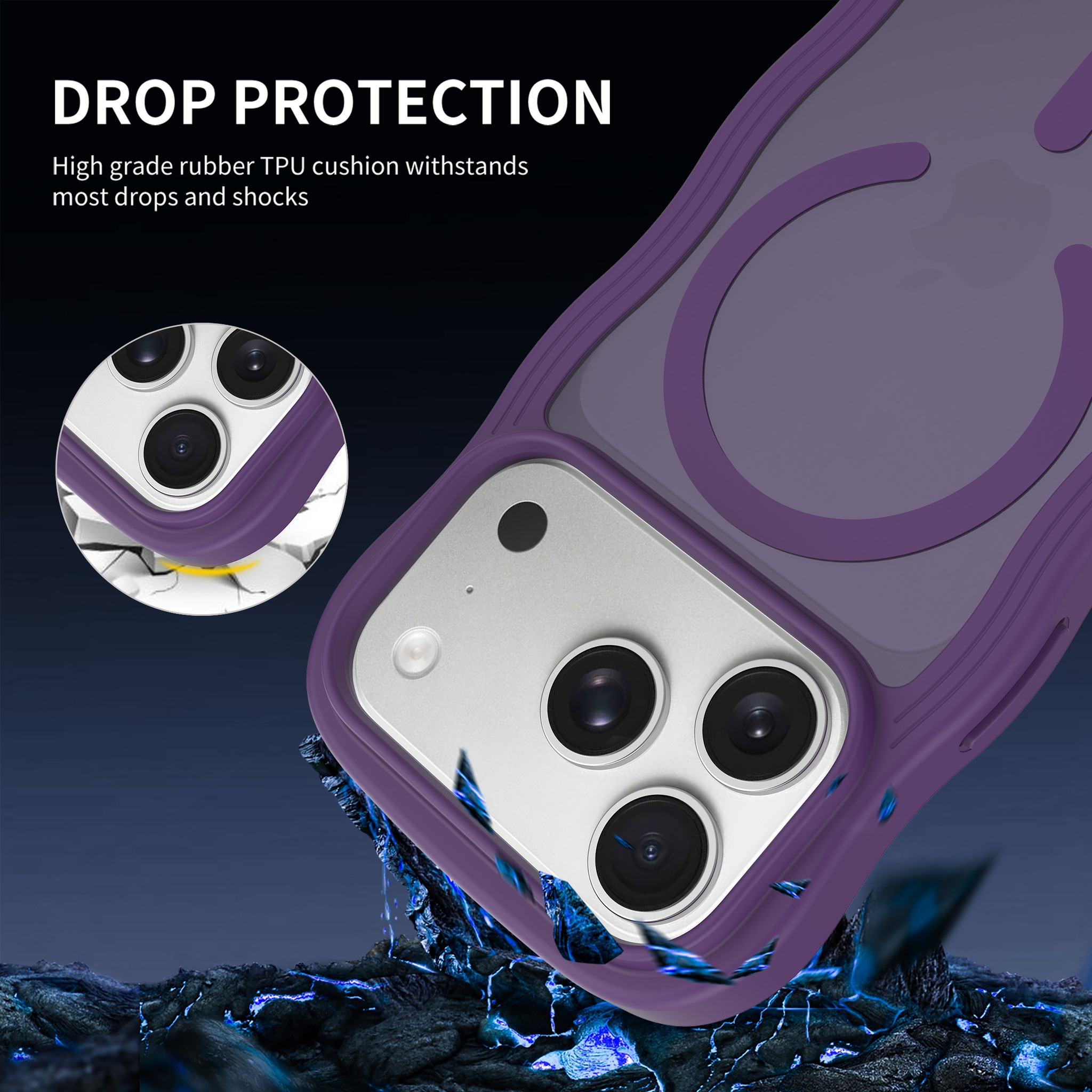 SendaFit Wavy Matte Two-in-One MagSafe Case for iPhone 17 Pro & 18 Pro (042 Batch) detail 17