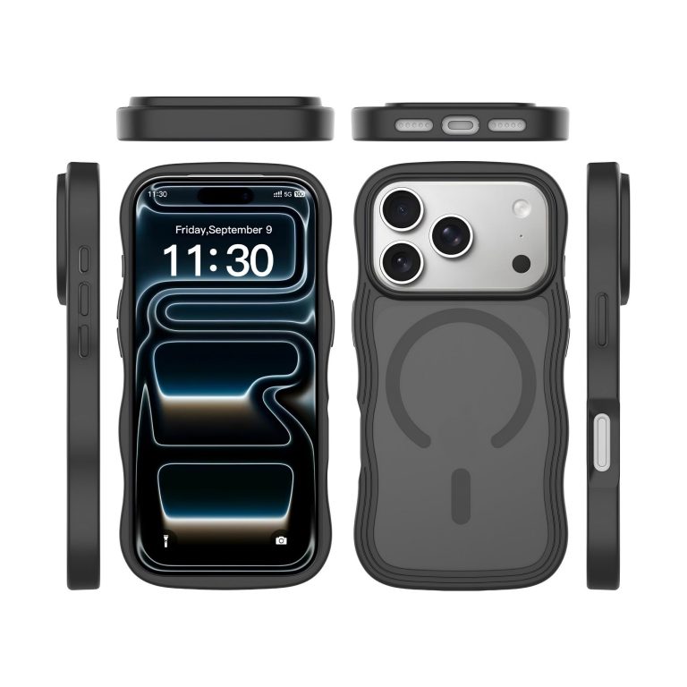 SendaFit Wavy Matte Two-in-One MagSafe Case for iPhone 18 Pro (Fits iPhone 17 Pro)