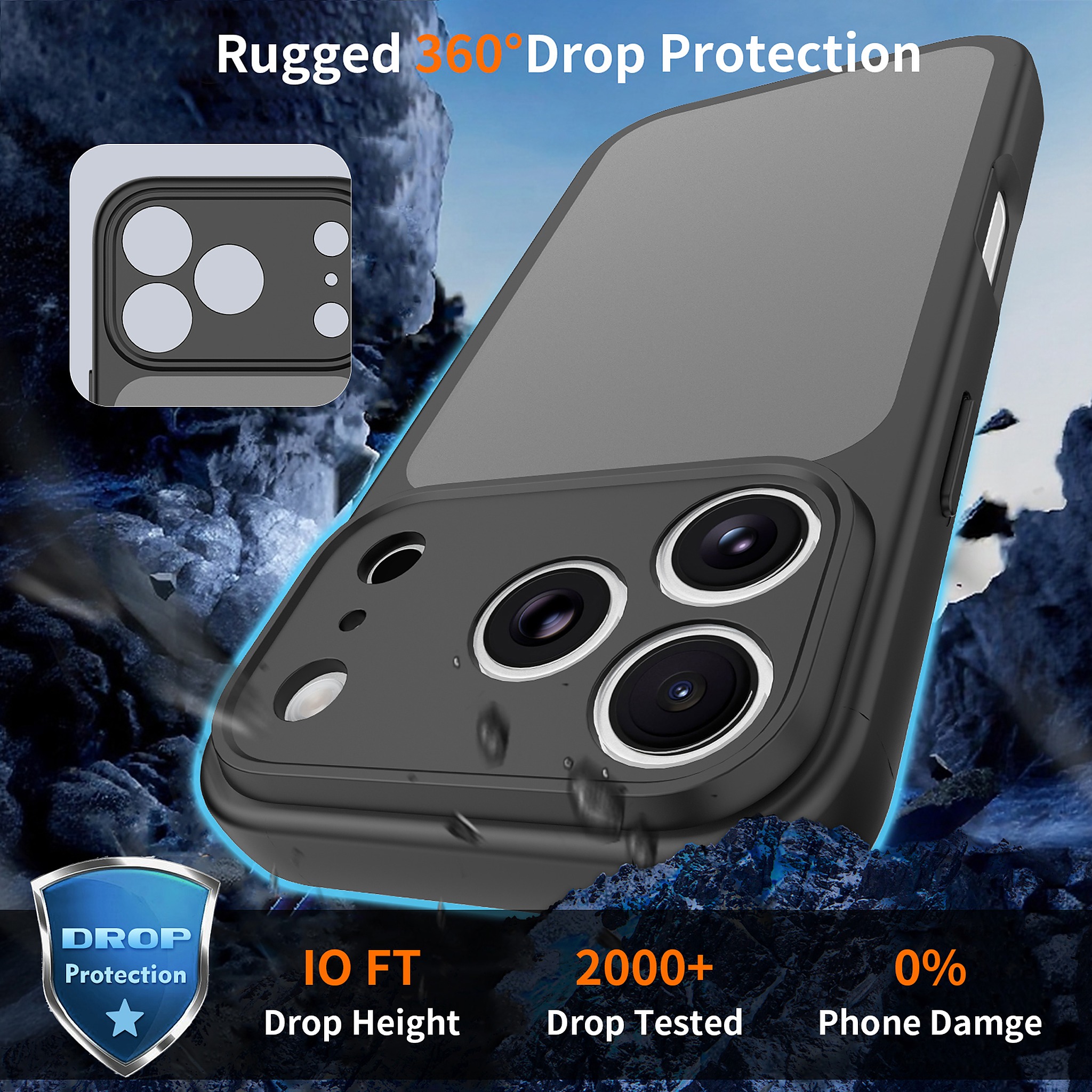 SendaFit Precise-Cutout Matte Skin-Feel Case for iPhone 18 Pro detail 12