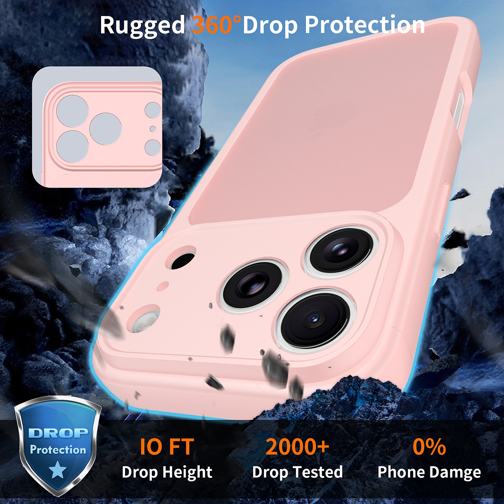 SendaFit Precise-Cutout Matte Skin-Feel Case for iPhone 18 Pro detail 14