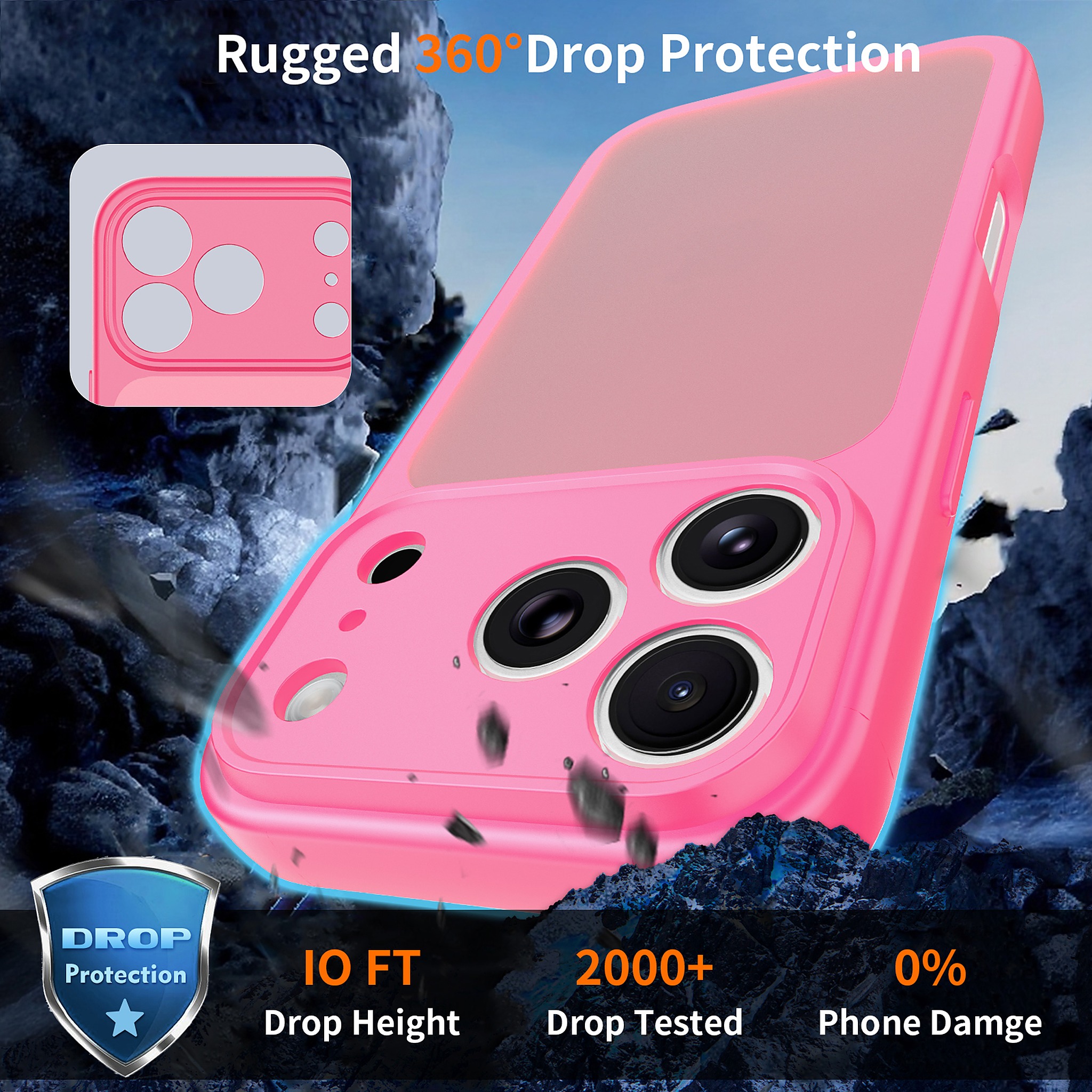 SendaFit Precise-Cutout Matte Skin-Feel Case for iPhone 18 Pro detail 15