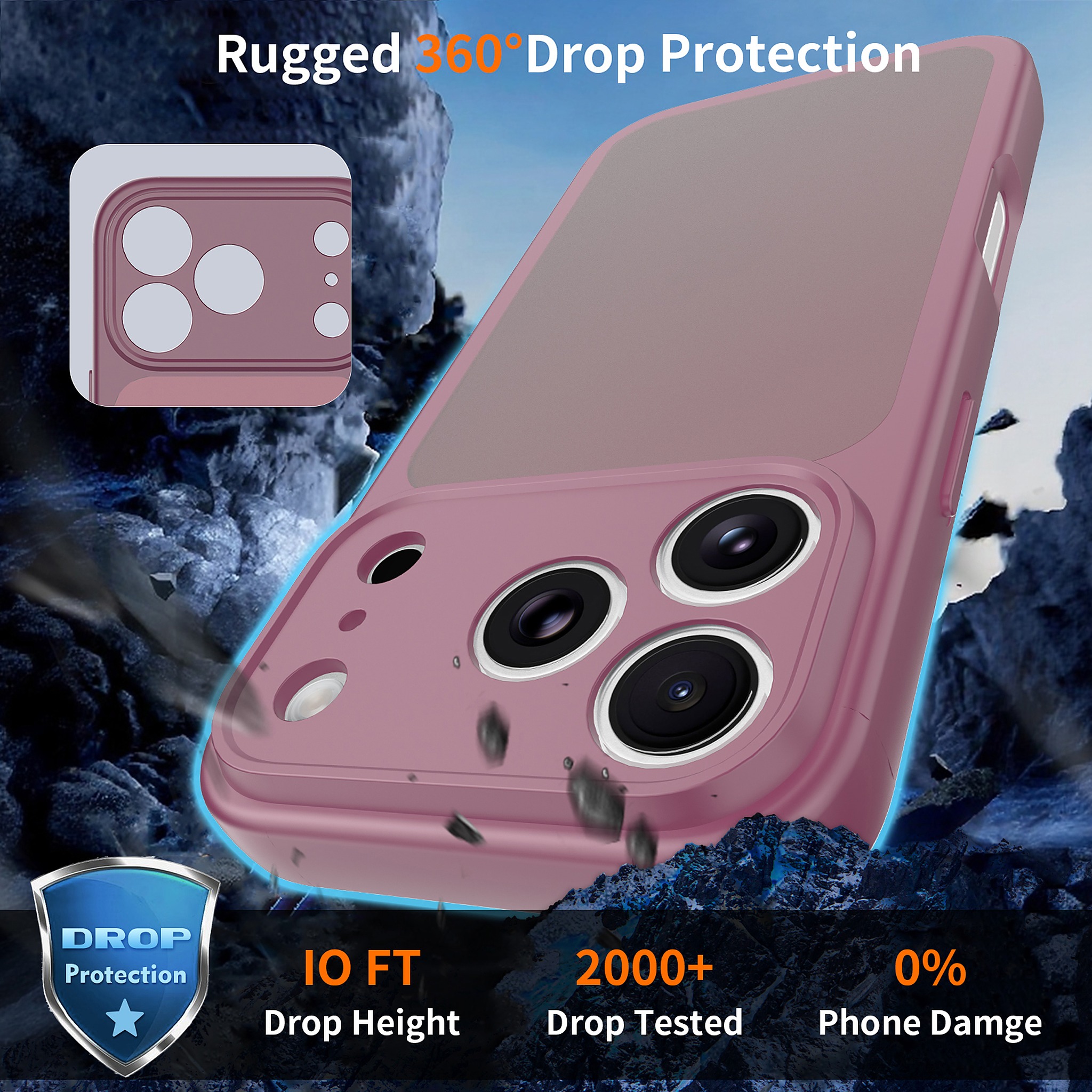 SendaFit Precise-Cutout Matte Skin-Feel Case for iPhone 18 Pro detail 21