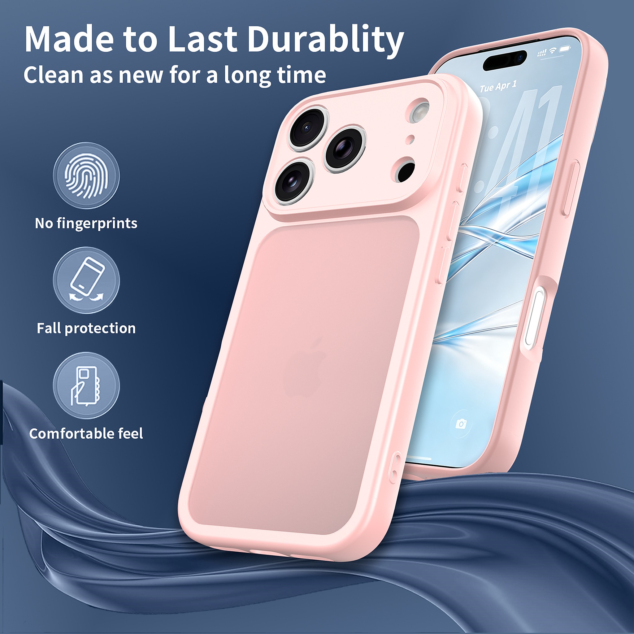 SendaFit Precise-Cutout Matte Skin-Feel Case for iPhone 18 Pro detail 25