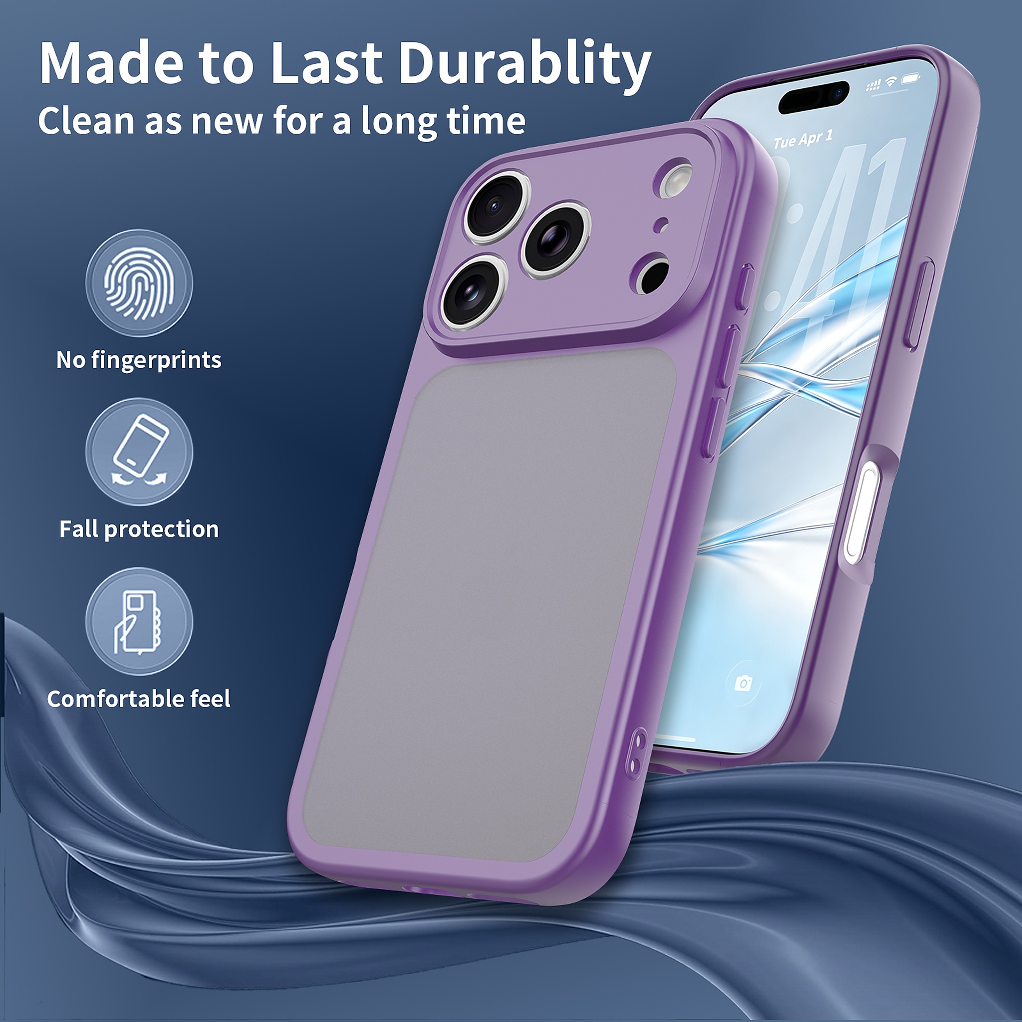 SendaFit Precise-Cutout Matte Skin-Feel Case for iPhone 18 Pro detail 27