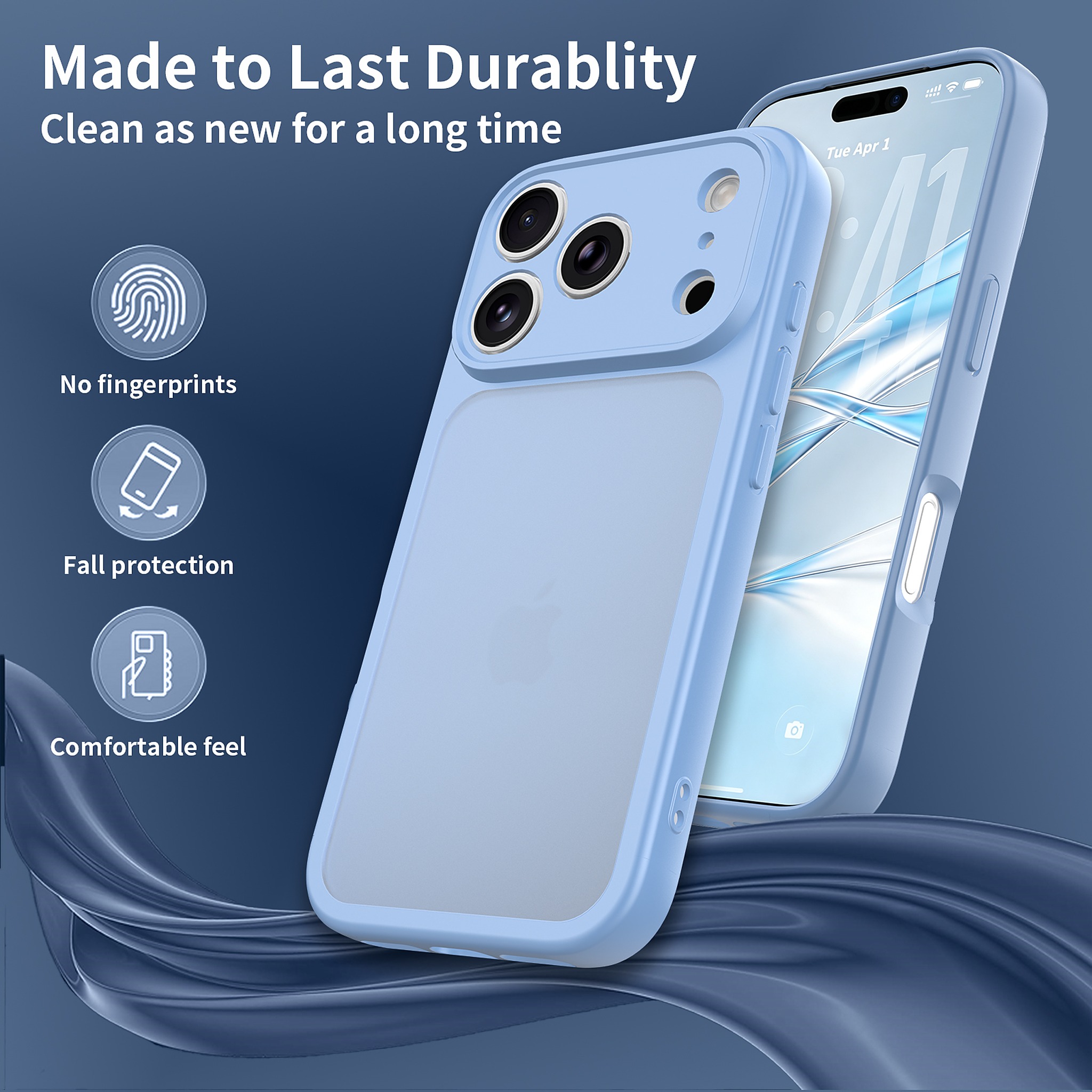 SendaFit Precise-Cutout Matte Skin-Feel Case for iPhone 18 Pro detail 28