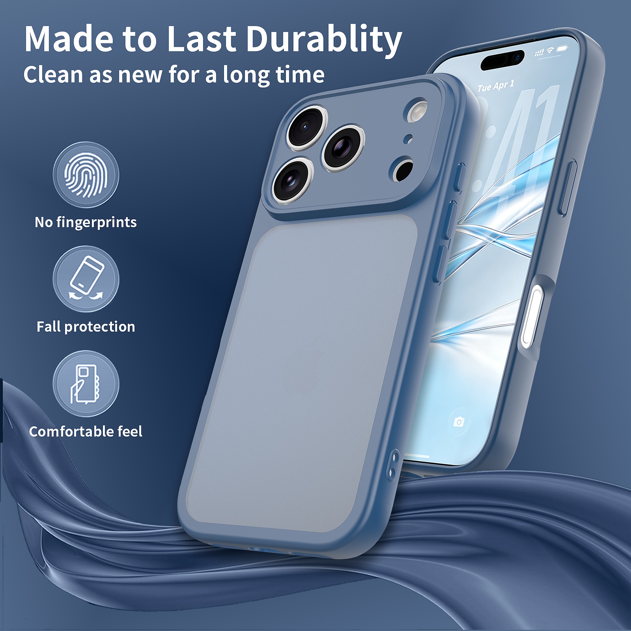 SendaFit Precise-Cutout Matte Skin-Feel Case for iPhone 18 Pro detail 29