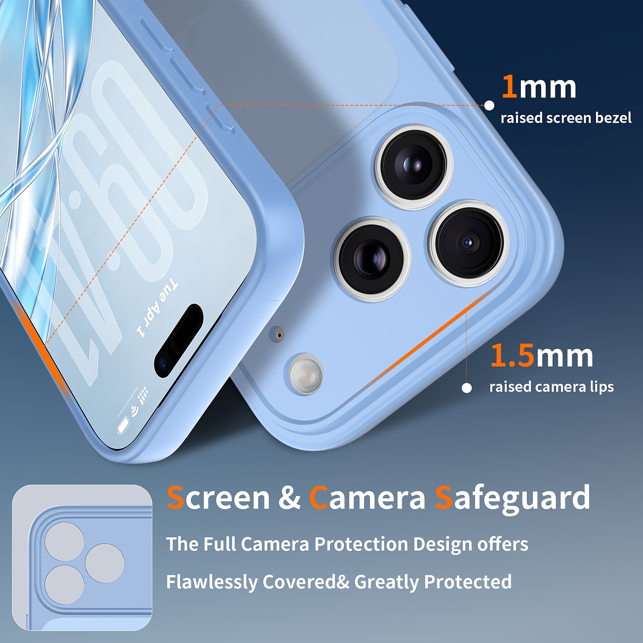 SendaFit Precise-Cutout Matte Skin-Feel Case for iPhone 18 Pro detail 6