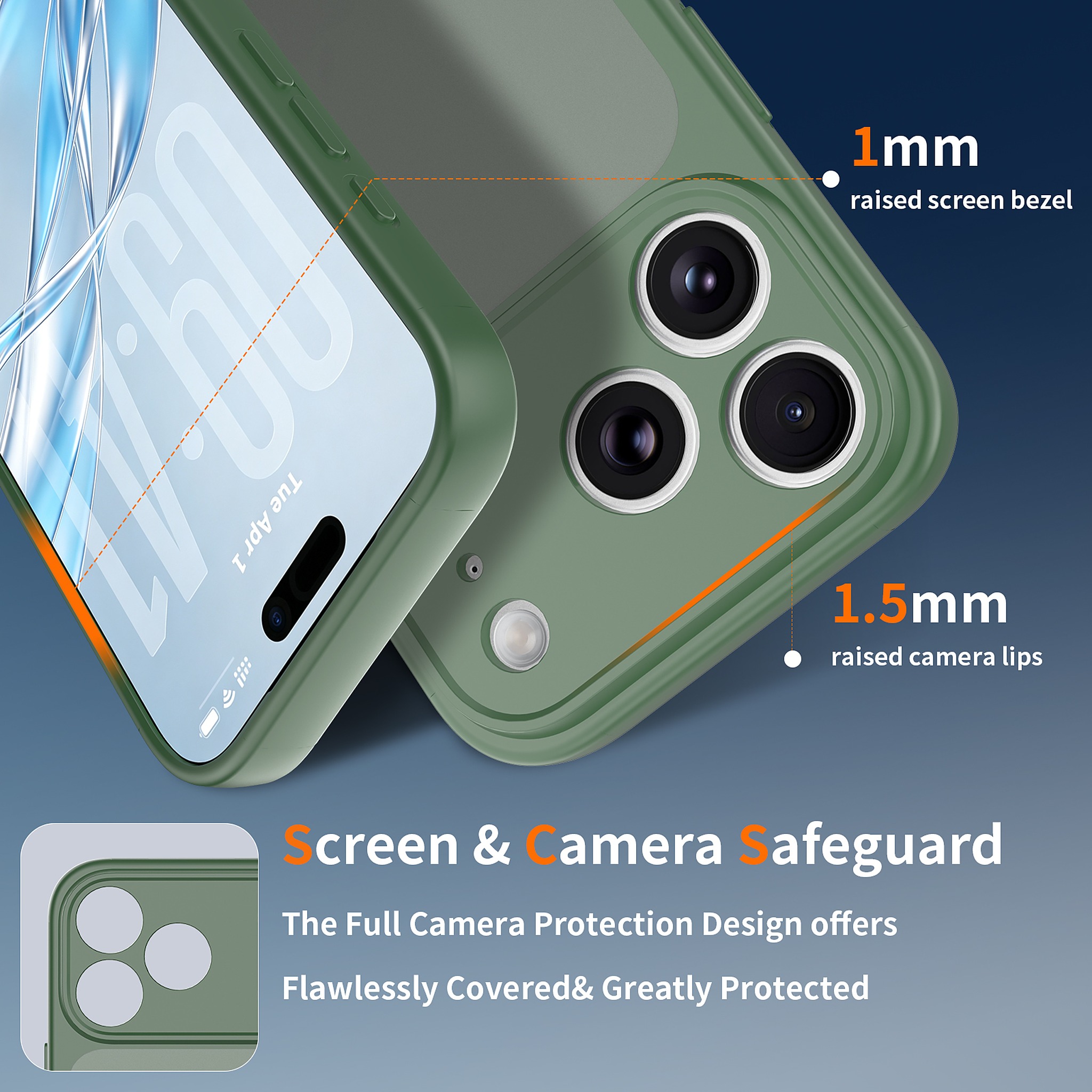 SendaFit Precise-Cutout Matte Skin-Feel Case for iPhone 18 Pro detail 8