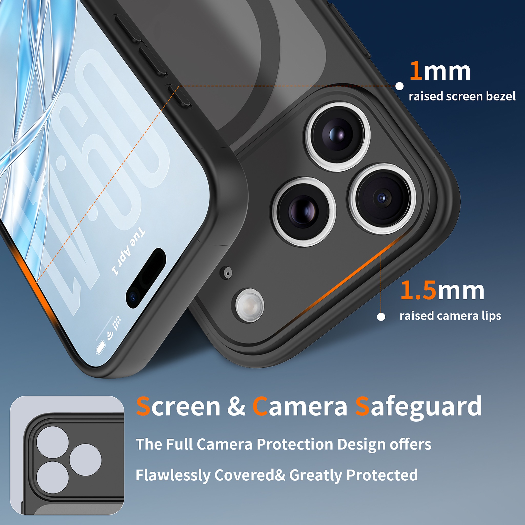 SendaFit Precise-Cutout Matte Skin-Feel MagSafe Case for iPhone 18 Pro detail 11