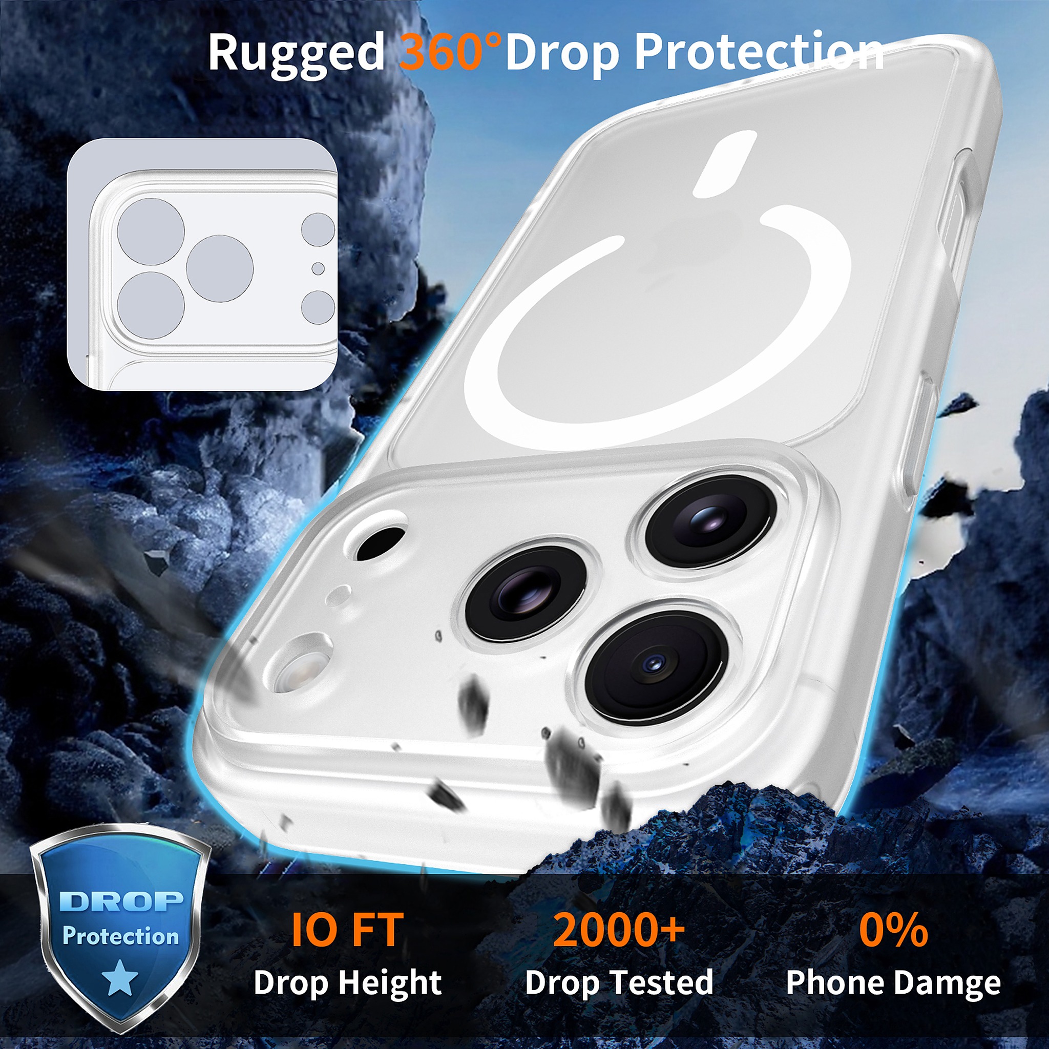 SendaFit Precise-Cutout Matte Skin-Feel MagSafe Case for iPhone 18 Pro detail 15