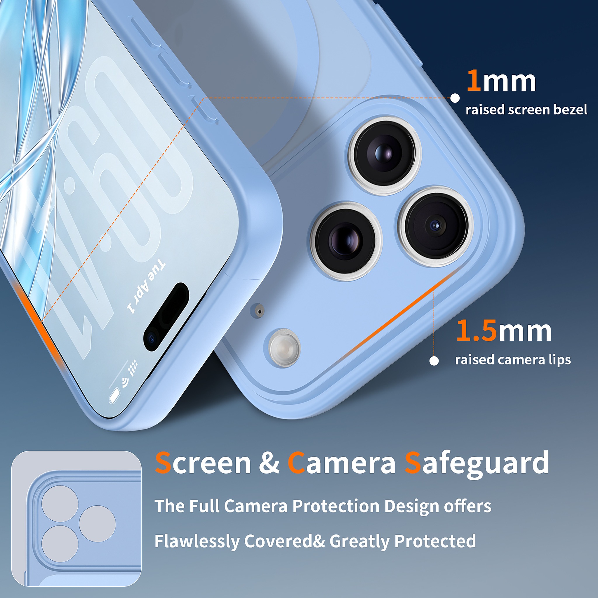 SendaFit Precise-Cutout Matte Skin-Feel MagSafe Case for iPhone 18 Pro detail 42
