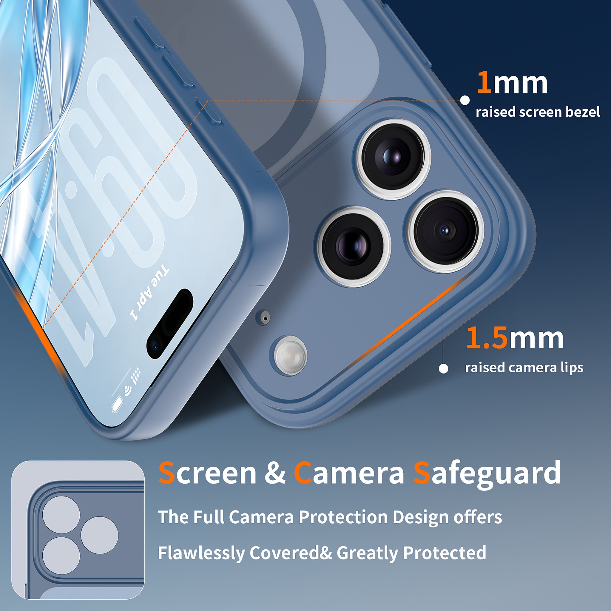 SendaFit Precise-Cutout Matte Skin-Feel MagSafe Case for iPhone 18 Pro detail 43
