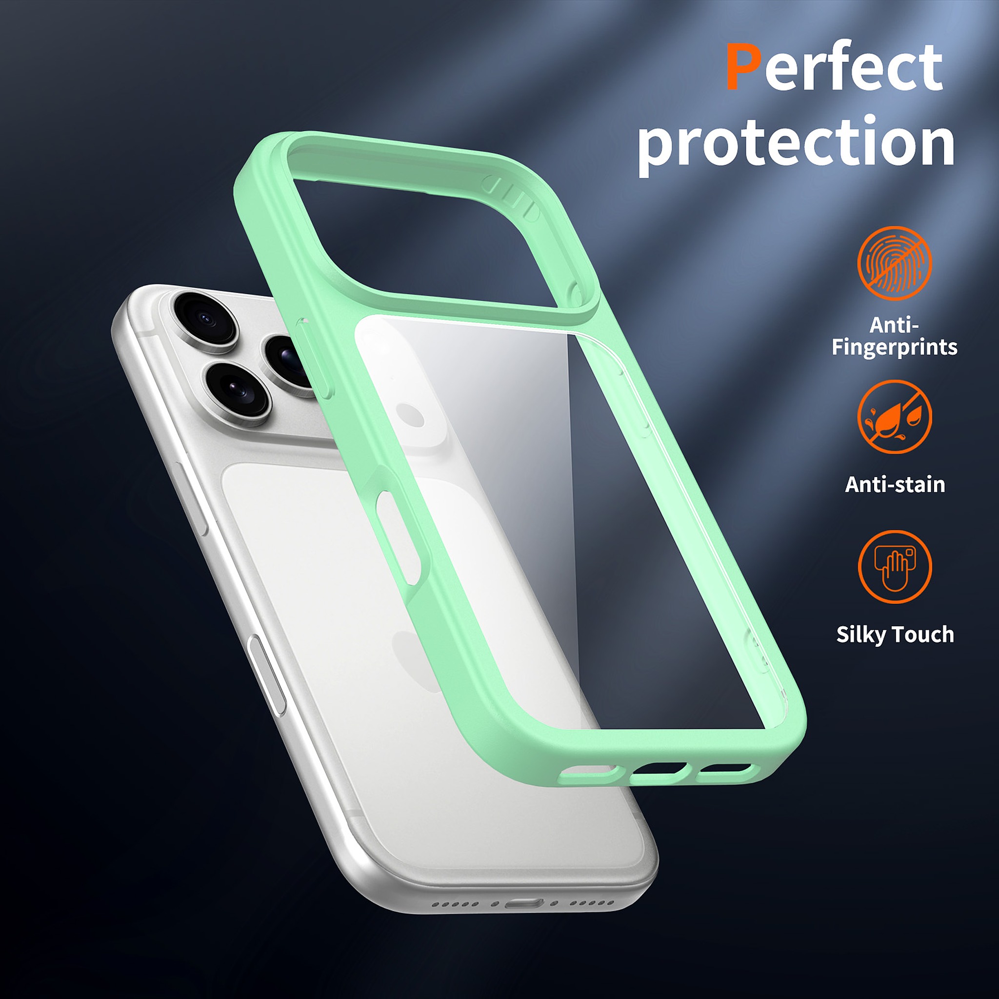 SendaFit Clear Two-in-One Case for iPhone 17 Pro & 18 Pro detail 2