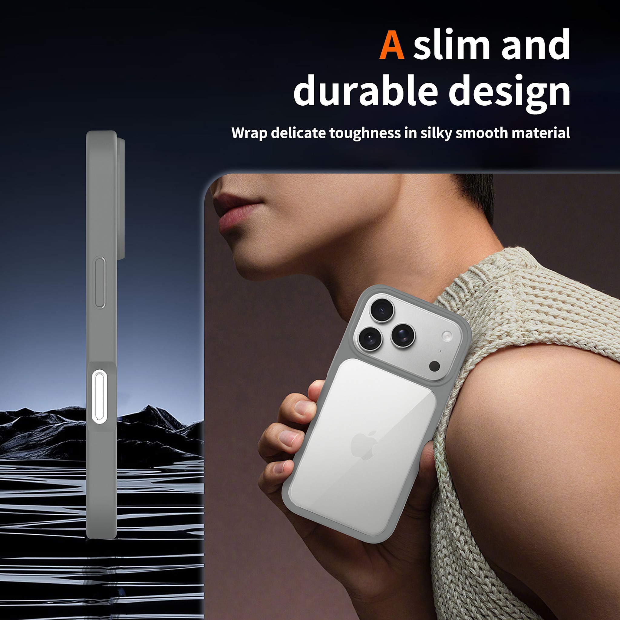 SendaFit Clear Two-in-One Case for iPhone 17 Pro & 18 Pro detail 23